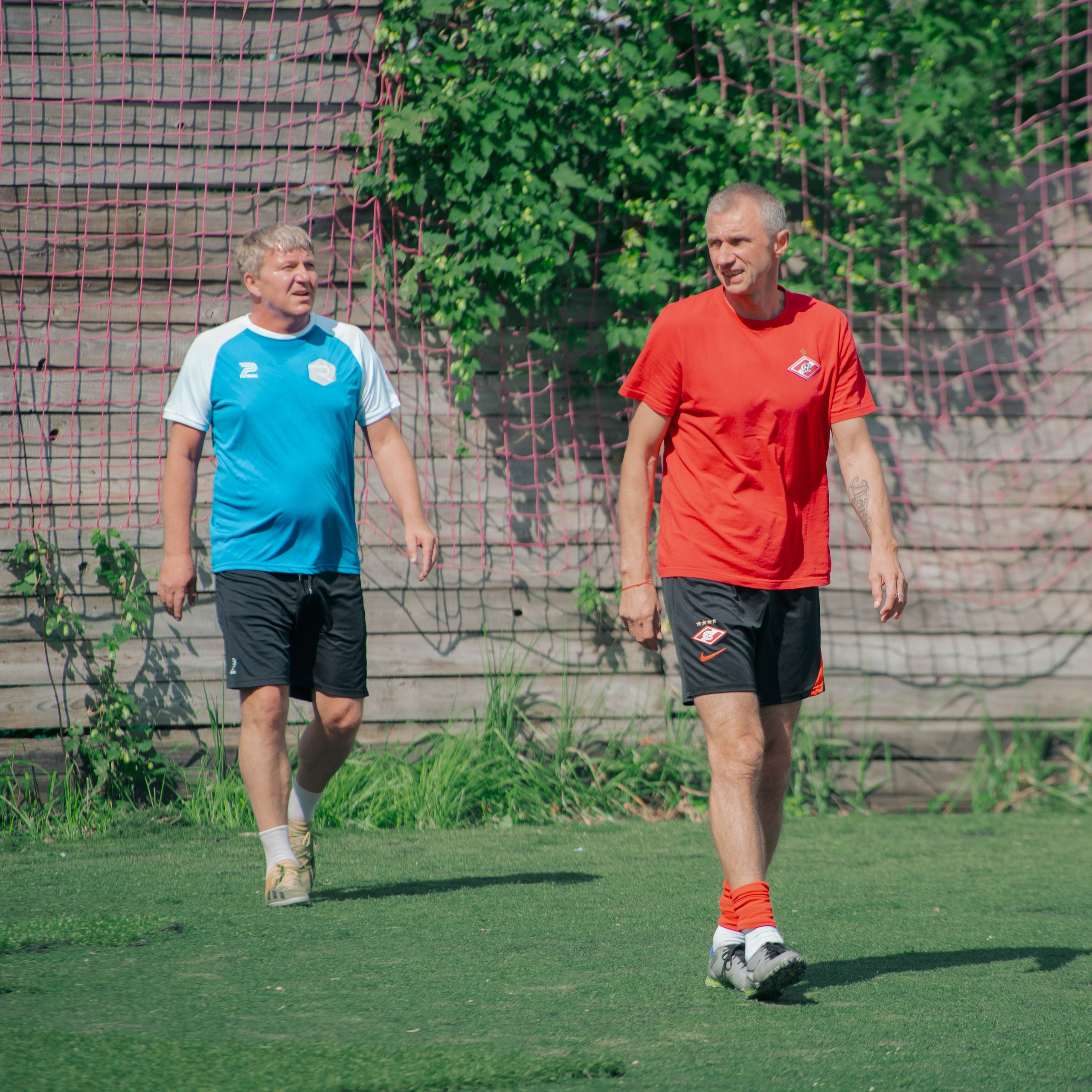 Товарищеский матч с ветеранами московского «Спартака» и «Динамо». Фотограф Валерия Азамат — жизнь в каждом кадре