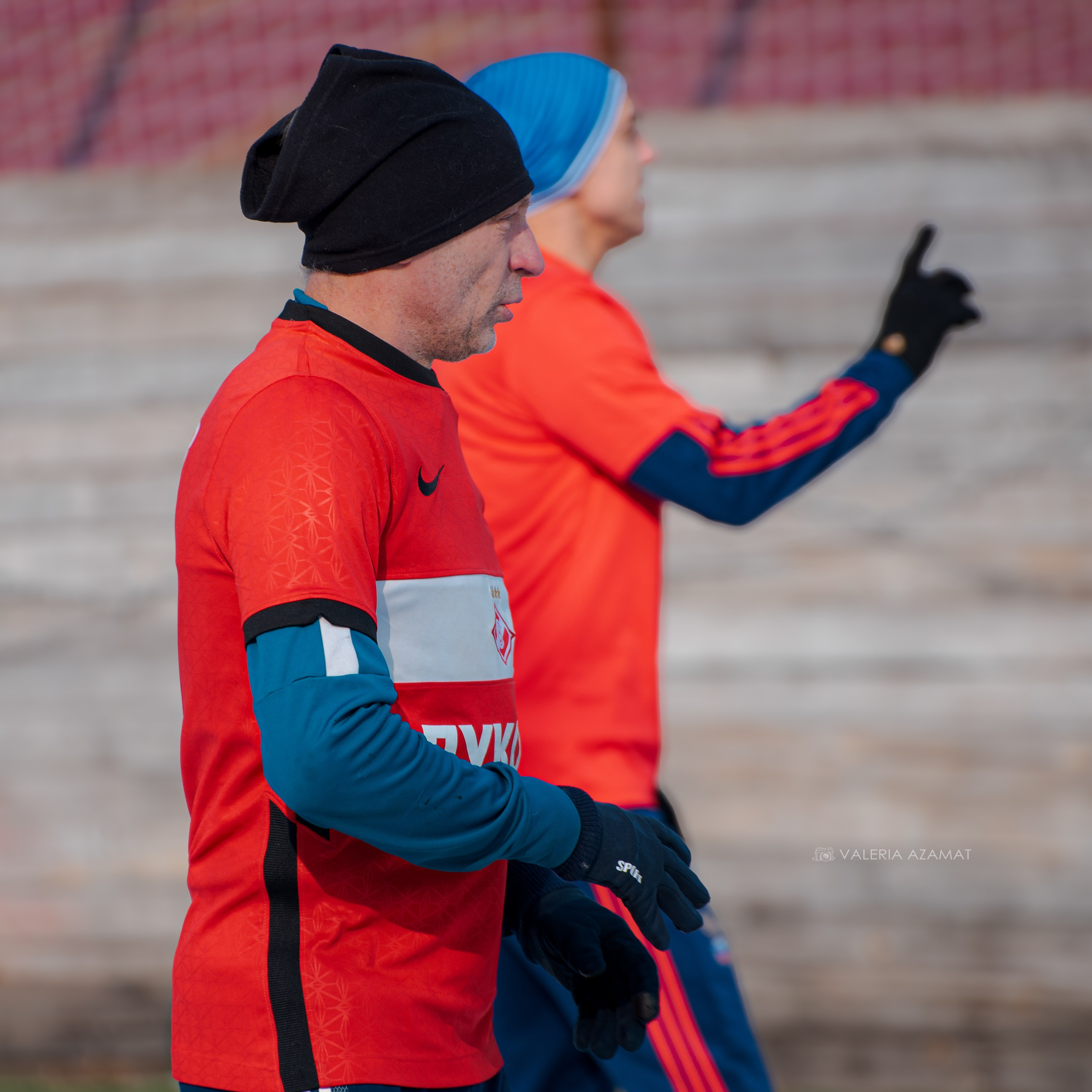 Товарищеский матч с ветеранами московского «Спартака» и «Динамо». Фотограф Валерия Азамат — жизнь в каждом кадре