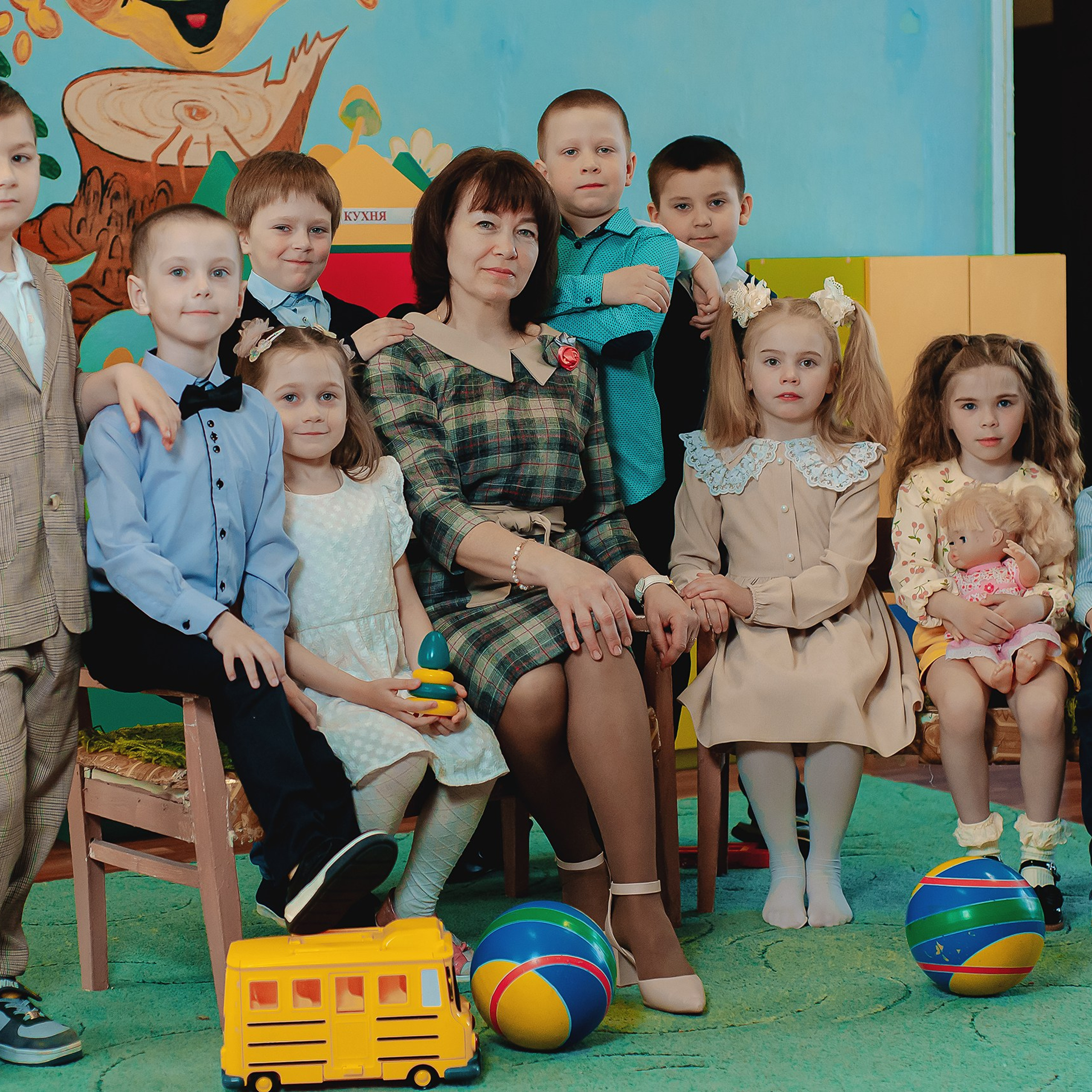 Фотосъемка в детском саду для выпускного альбома. Фотограф Валерия Азамат — жизнь в каждом кадре
