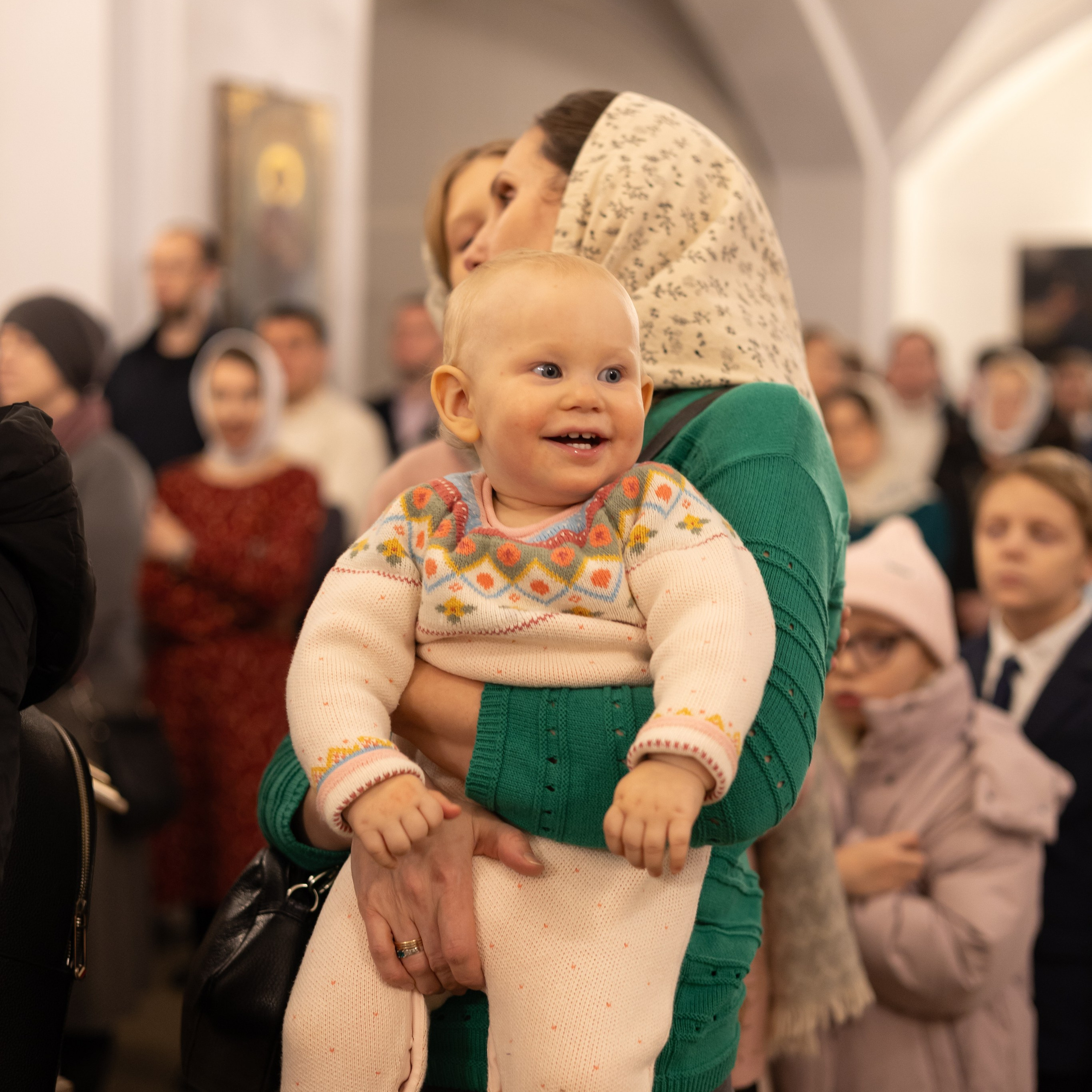 Новогодняя Литургия. Семейный фотограф Юлия Кириллова