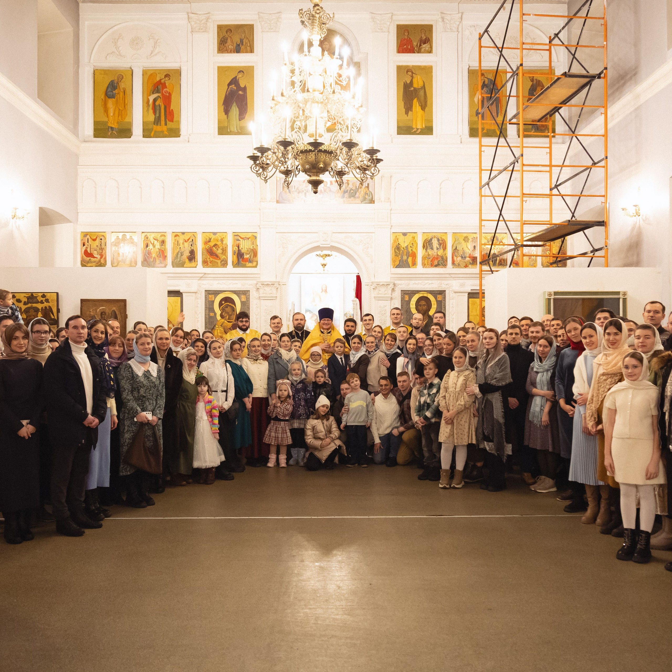 Новогодняя Литургия. Семейный фотограф Юлия Кириллова
