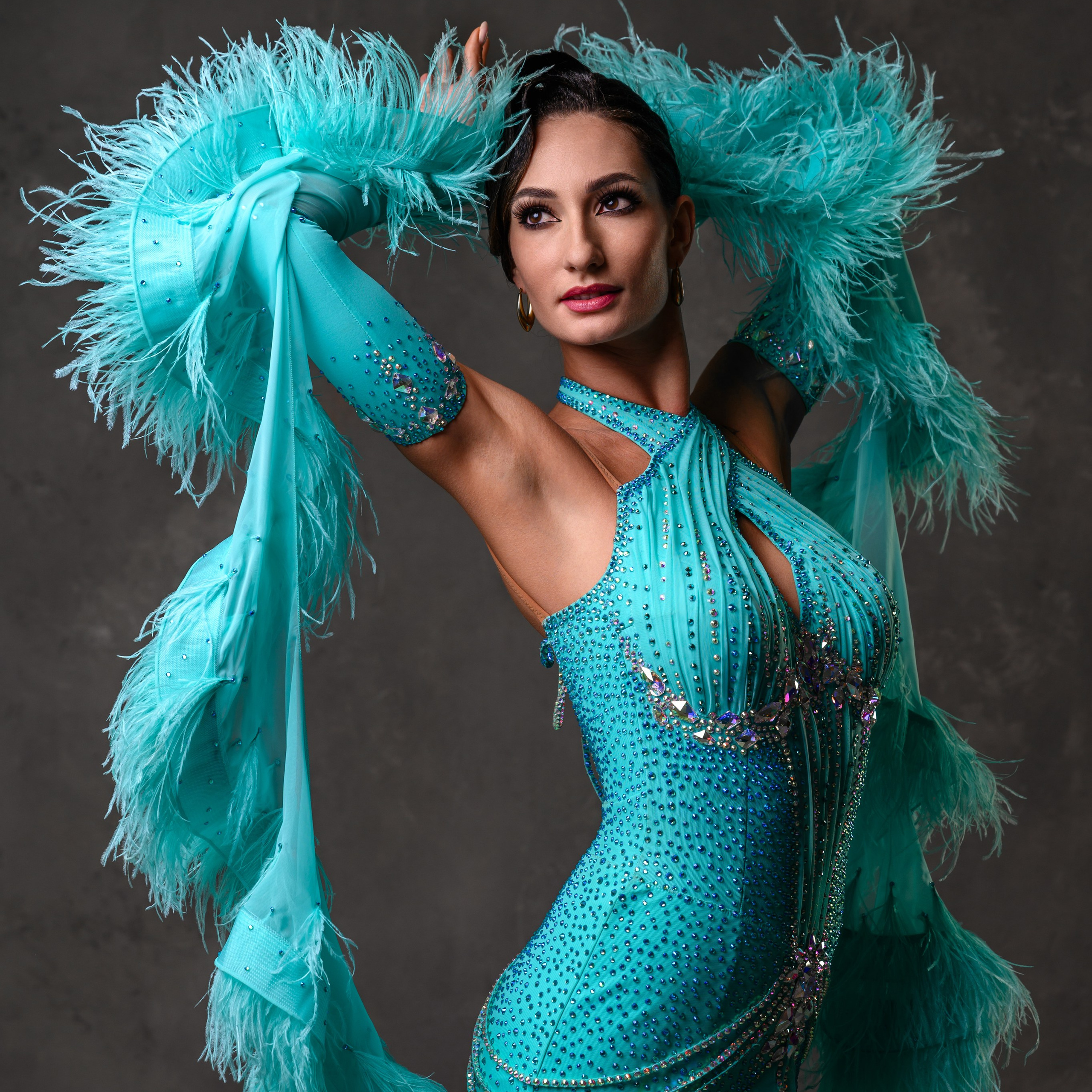 Студийная съёмка танцевальной одежды Sky Art