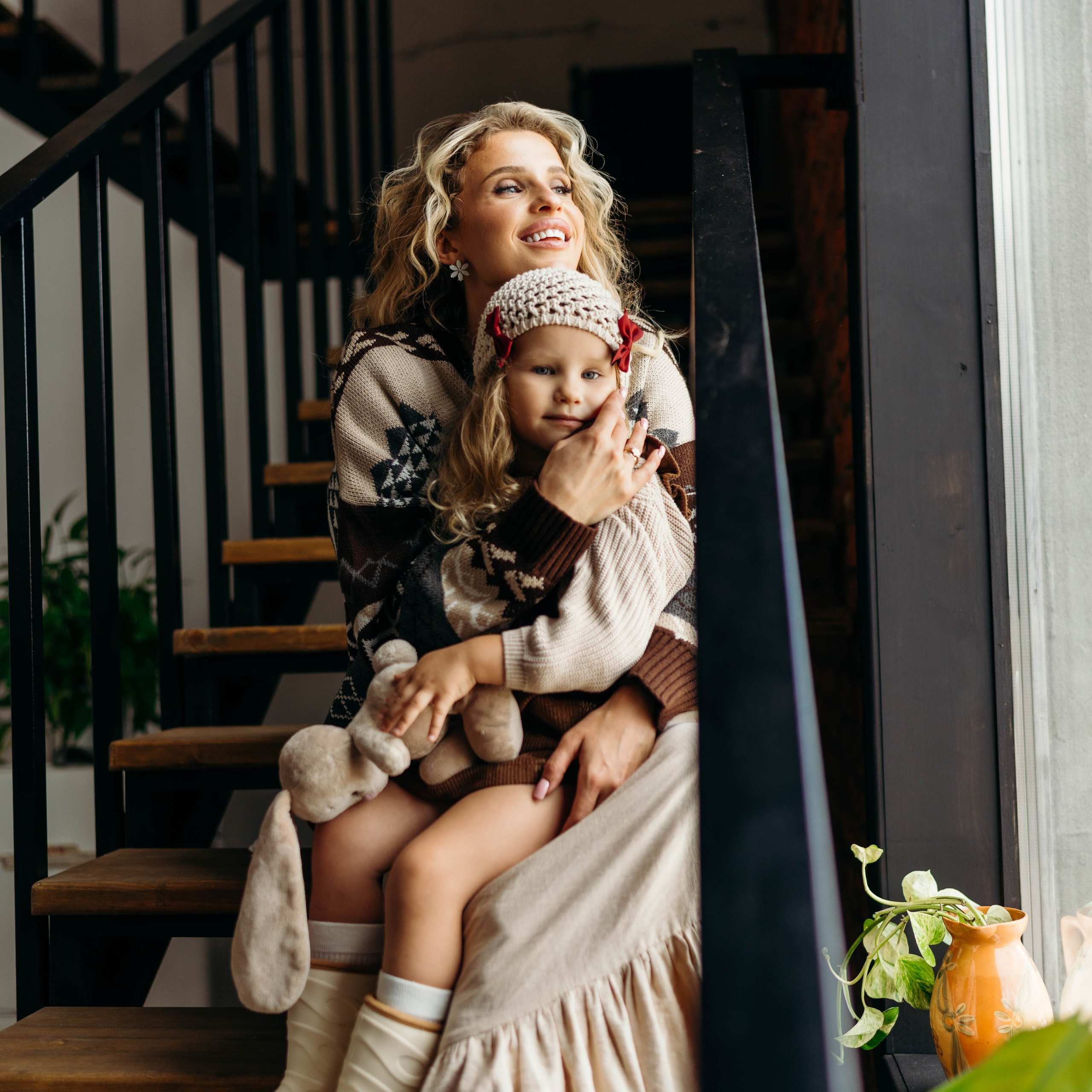 мама и дочка