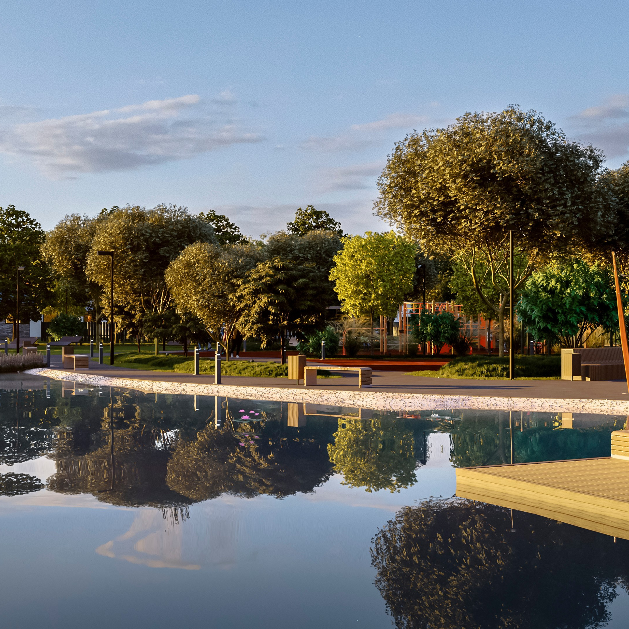 Коттеджный посёлок «Волошино Парк». Съемка недвижимости в Калининграде l Фото l Видео l VR туры l 3D Визуализации