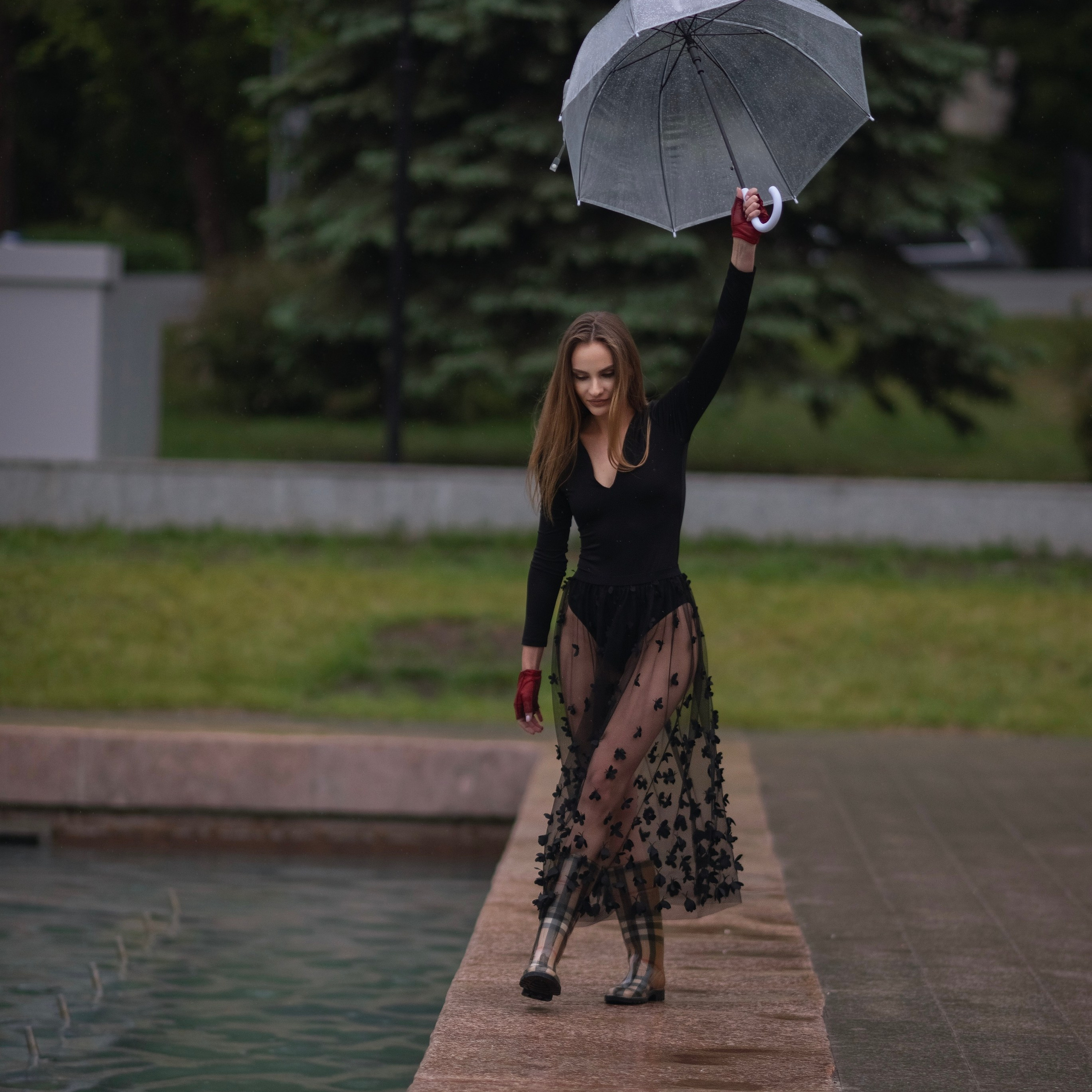 Прогулка под дождем