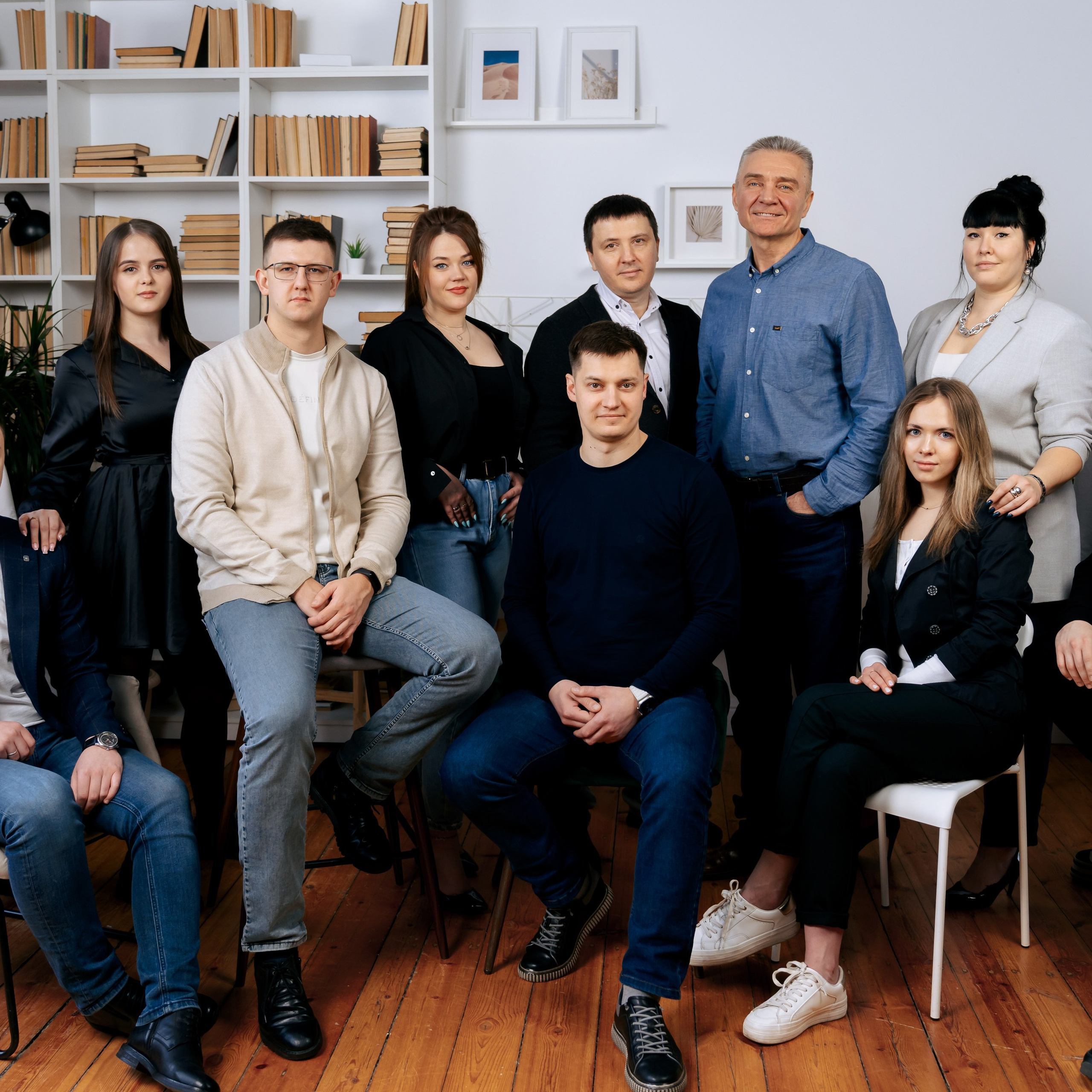 Фотосессия для коллектива компании