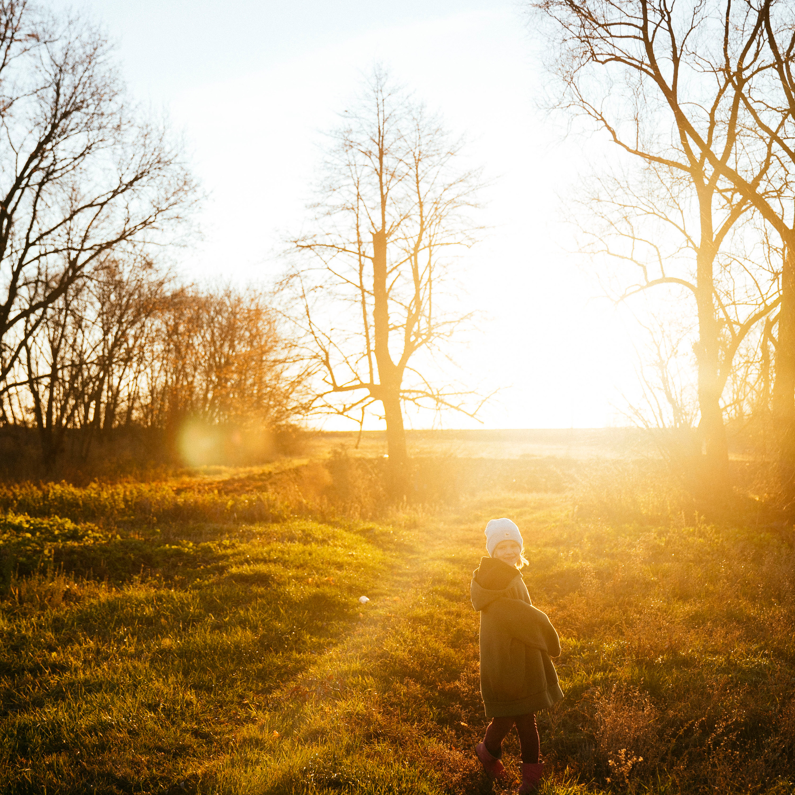 Осень и прекрасный закат