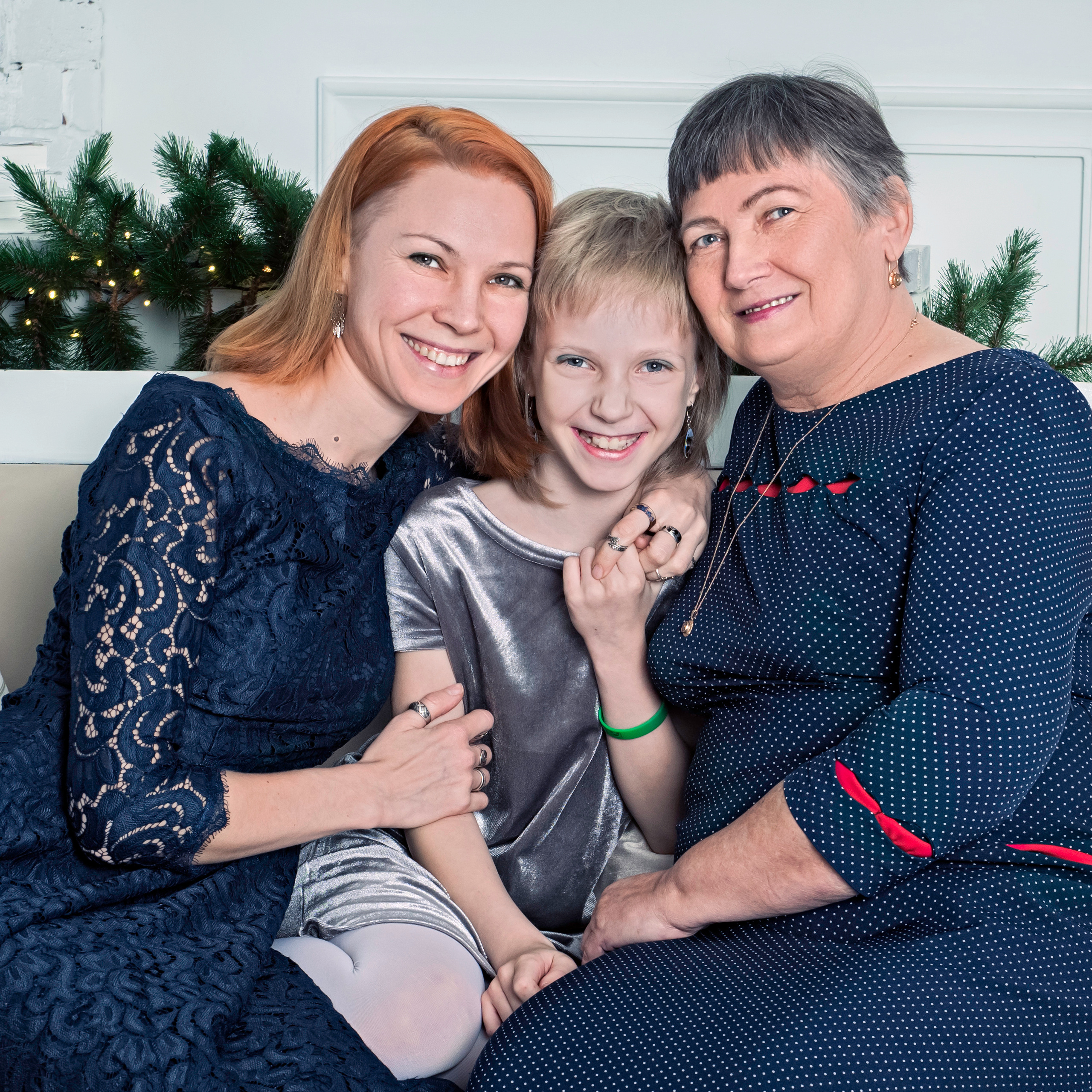 Катерина с большой семьей