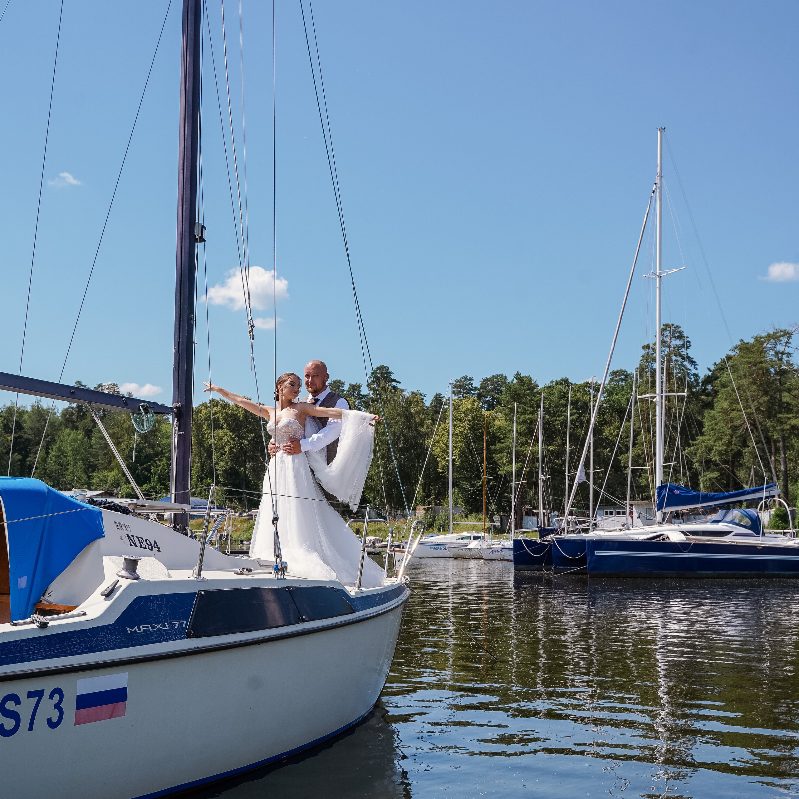 свадебная прогулка яхт клуб