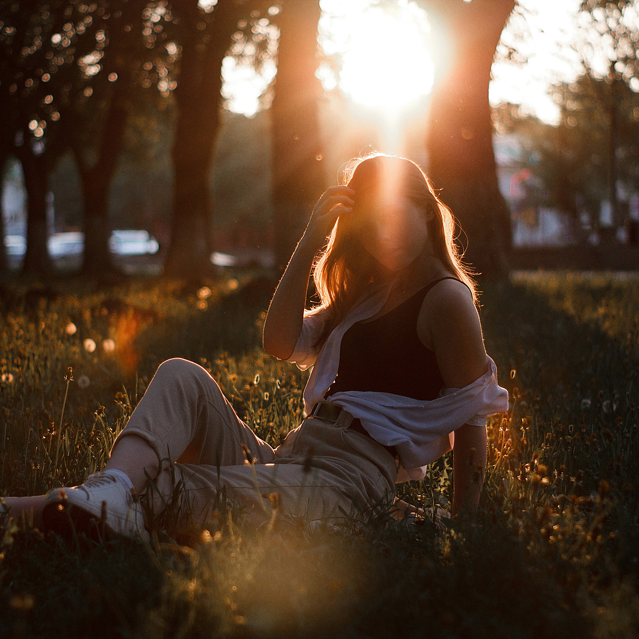 Съёмка на закате