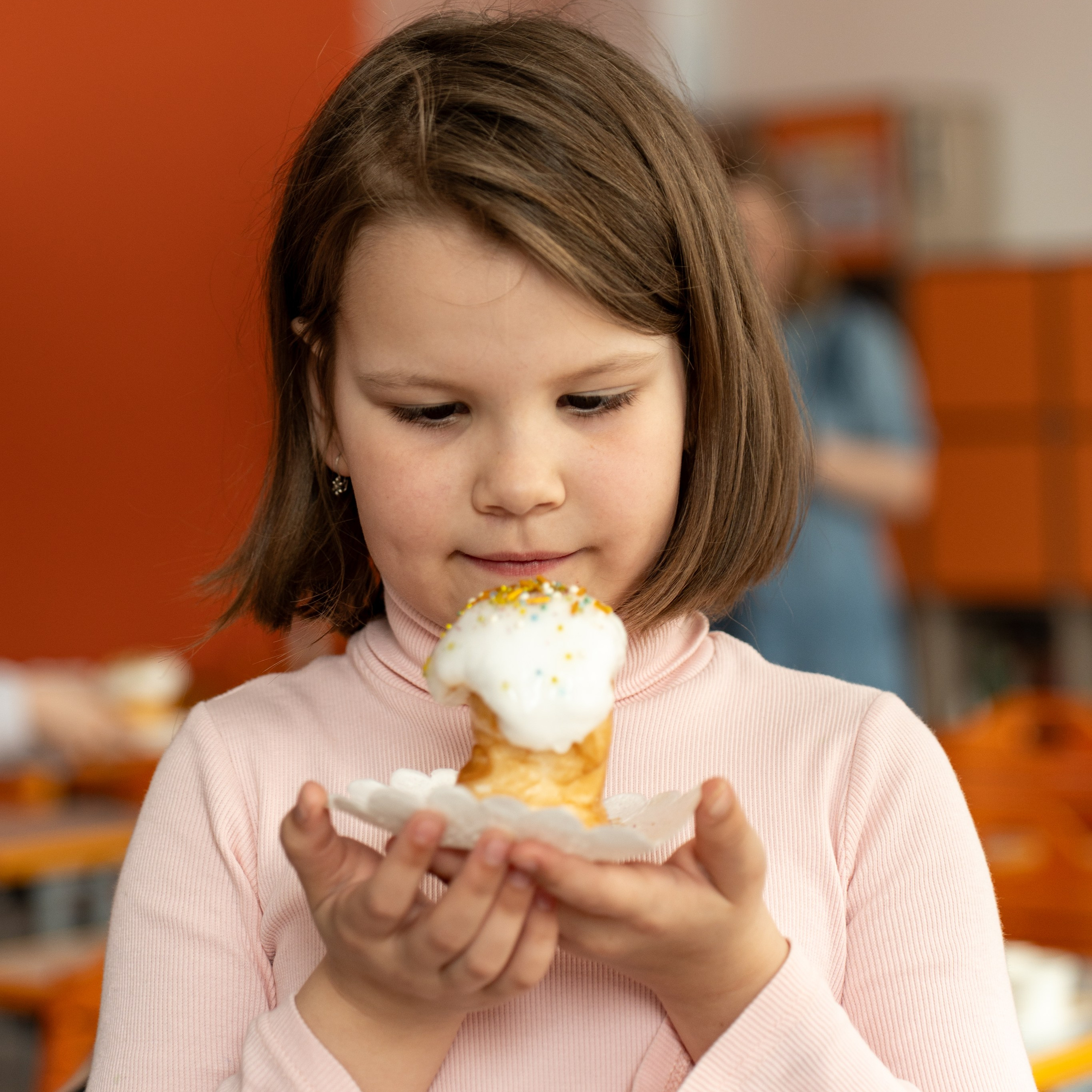 Пасхальный куличик из ваты