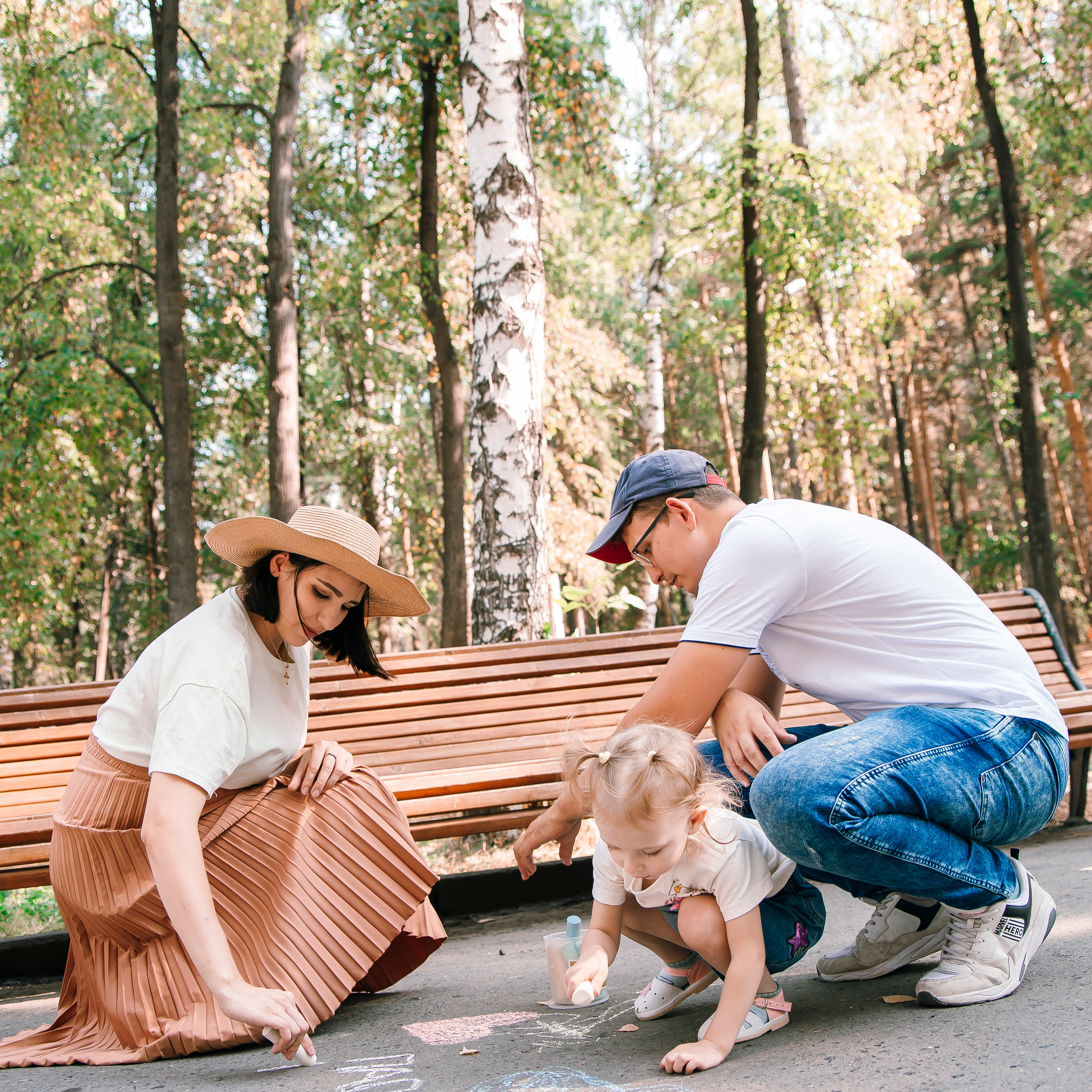 Прогулочная семейная фотосессия