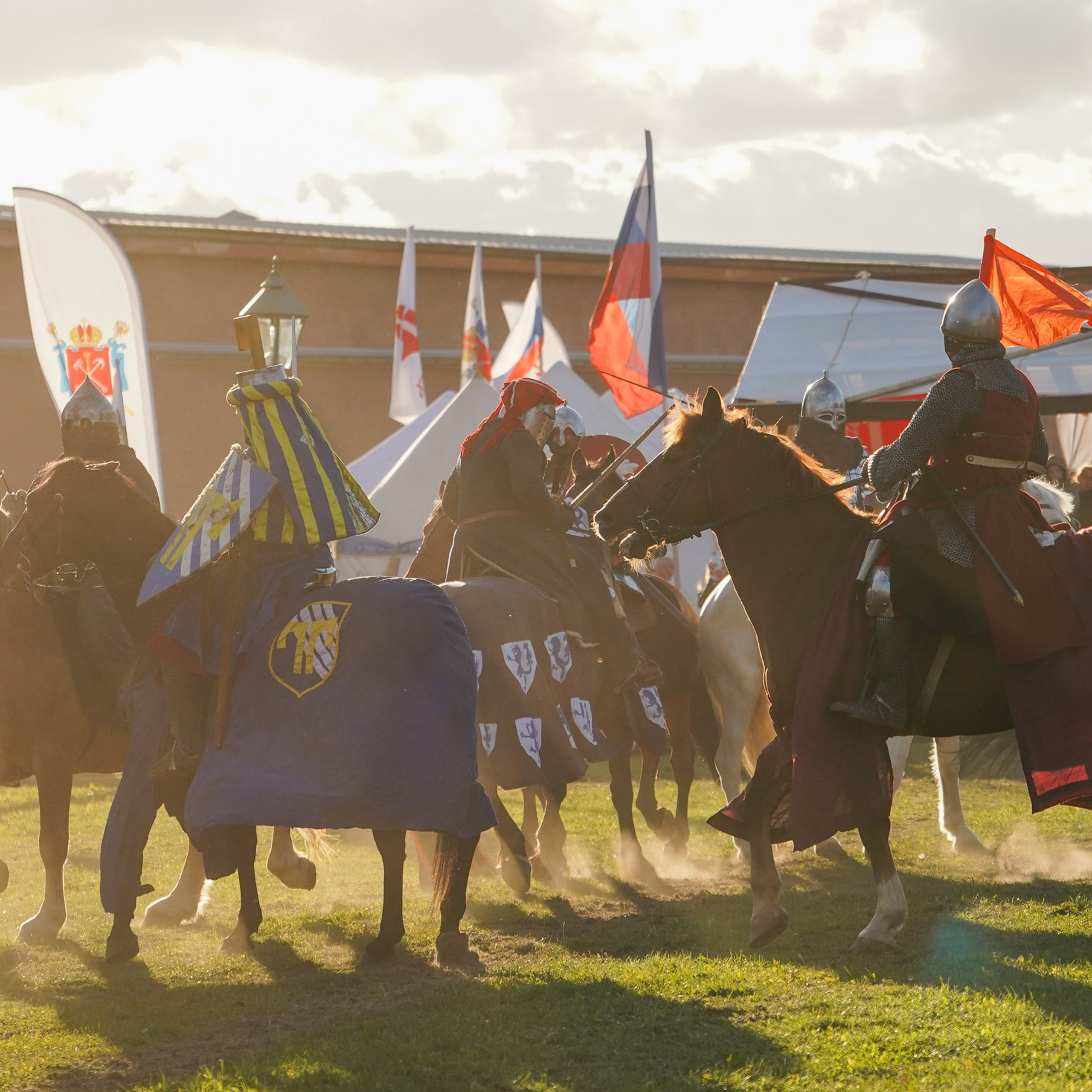 Рыцарский турнир в рамках фестиваля «Битва на Неве» Санкт-Петербург 2024 г.