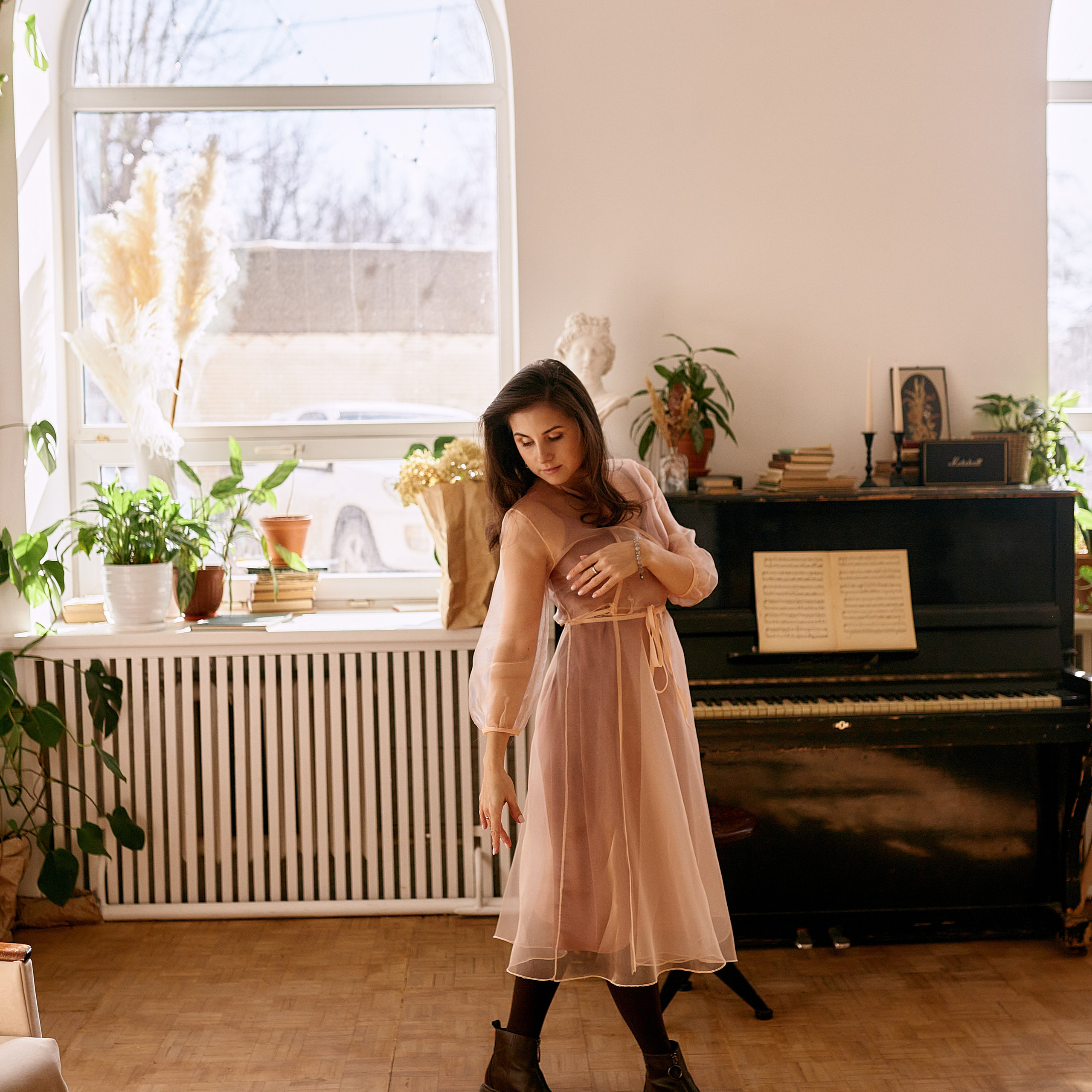 В цветочном магазине