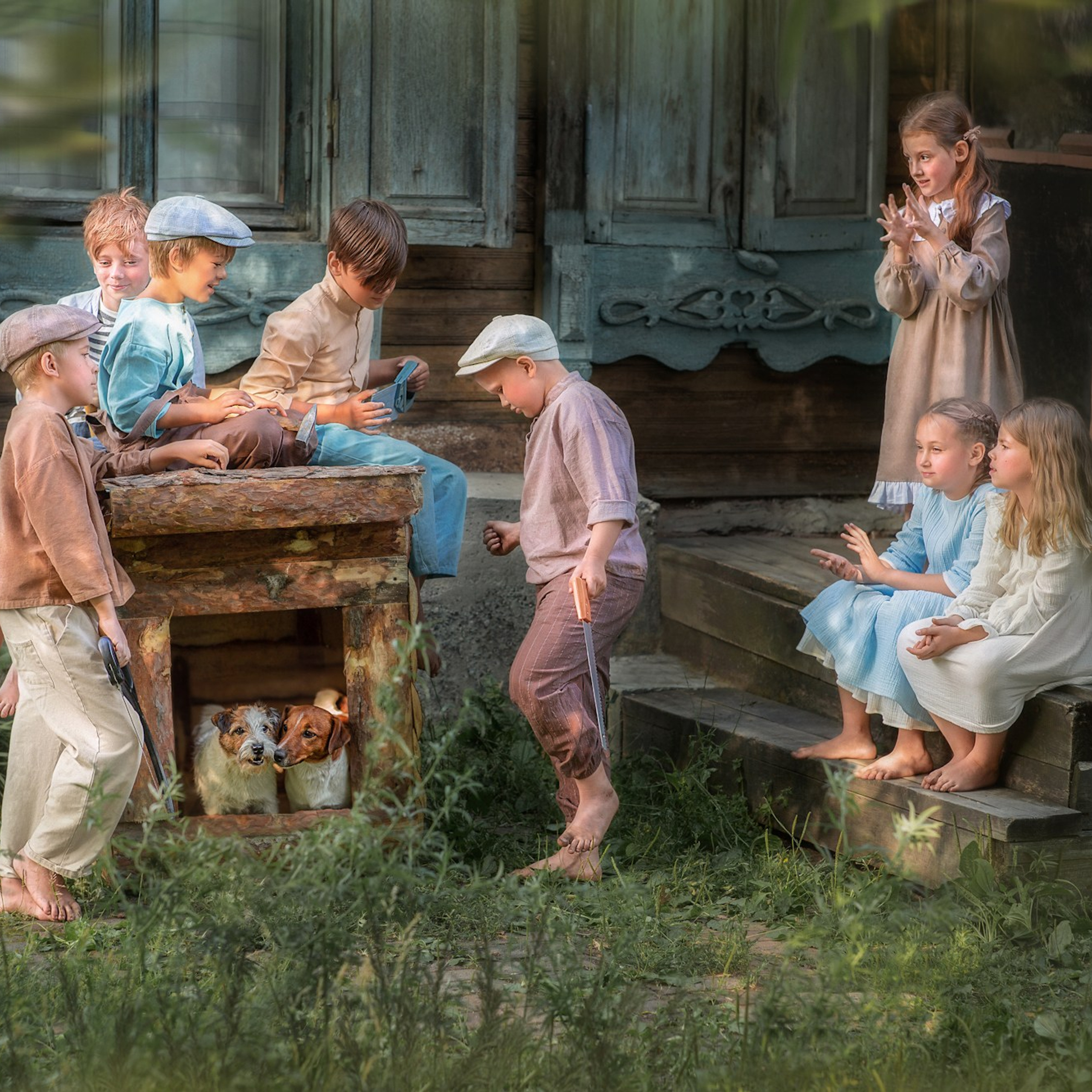 Семейный и детский фотограф Новосибирск Ольга Казакова. Съёмки в муке