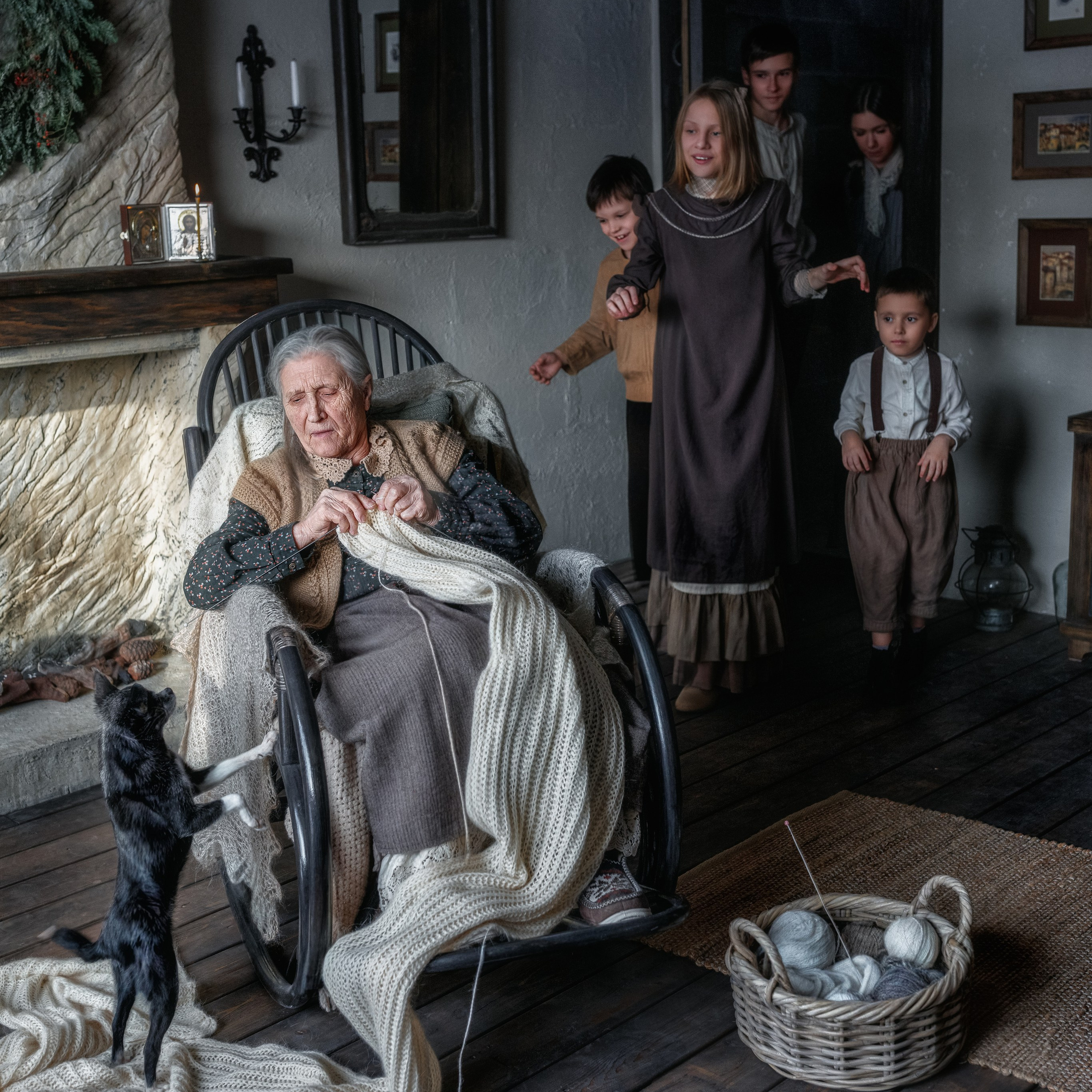 Семейный и детский фотограф Новосибирск Ольга Казакова. Съёмки в муке