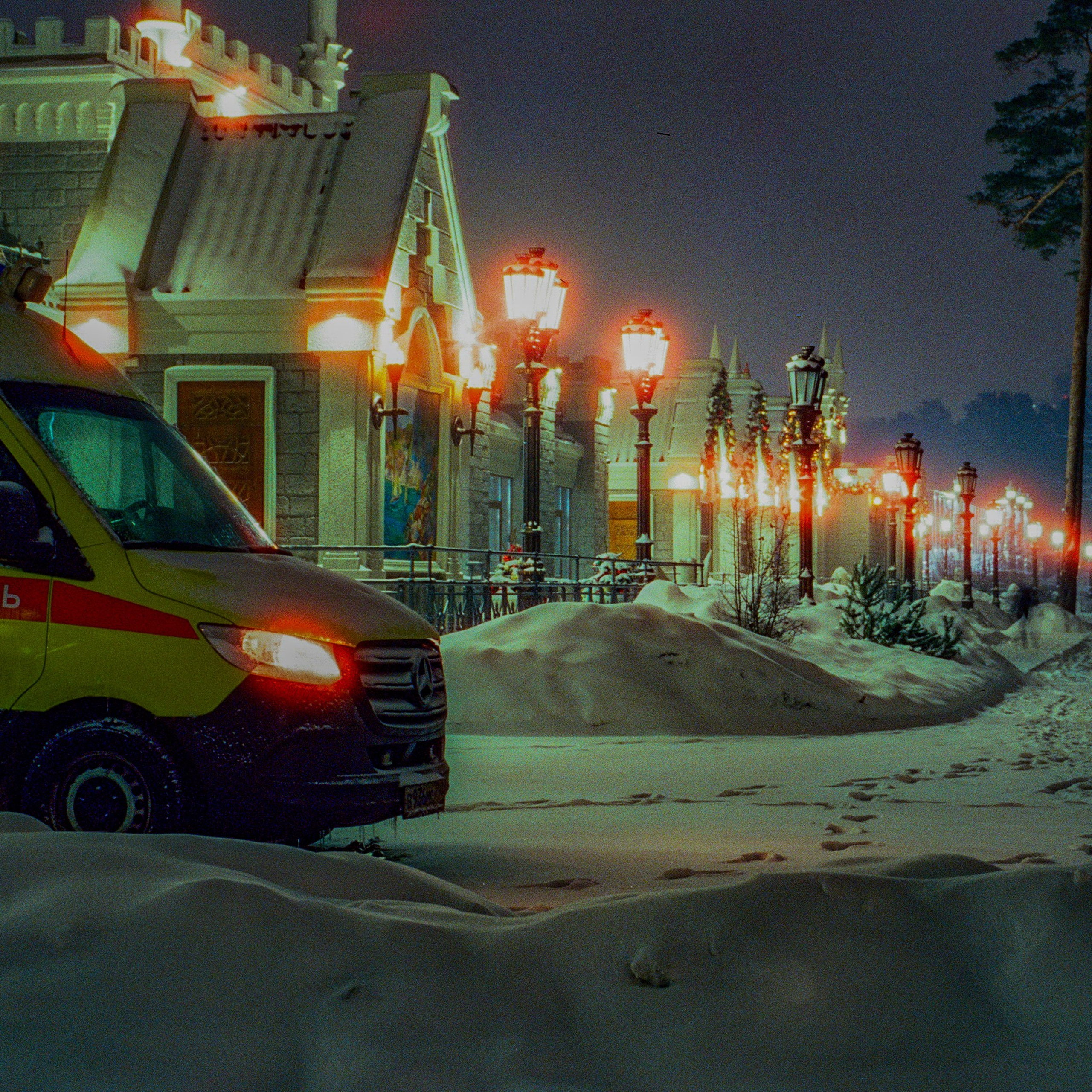 Weekend fair near Shchukinskaya metro station, Moscow. 2024