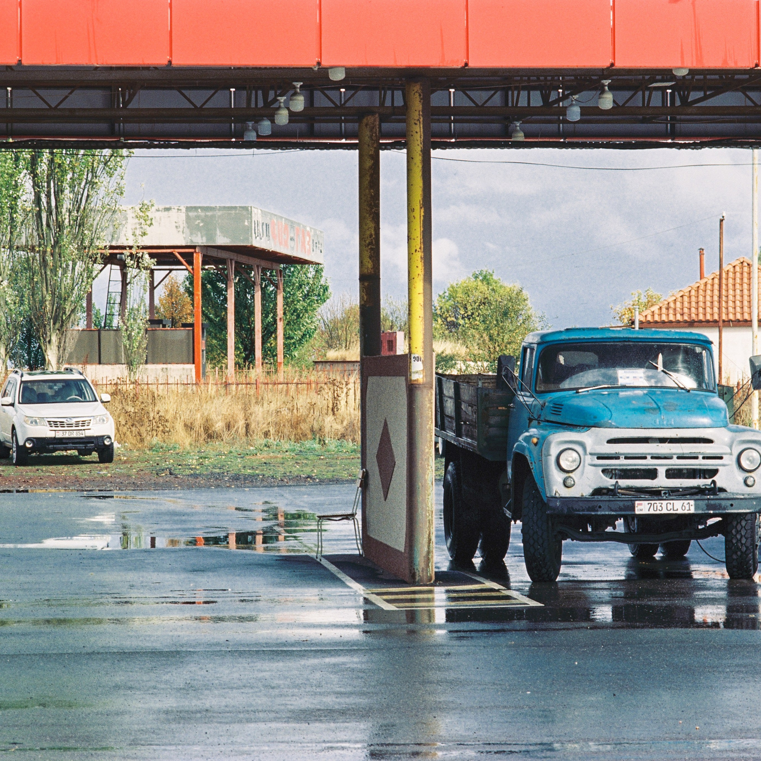 Gas station near М4 highway, Armenia. 2025