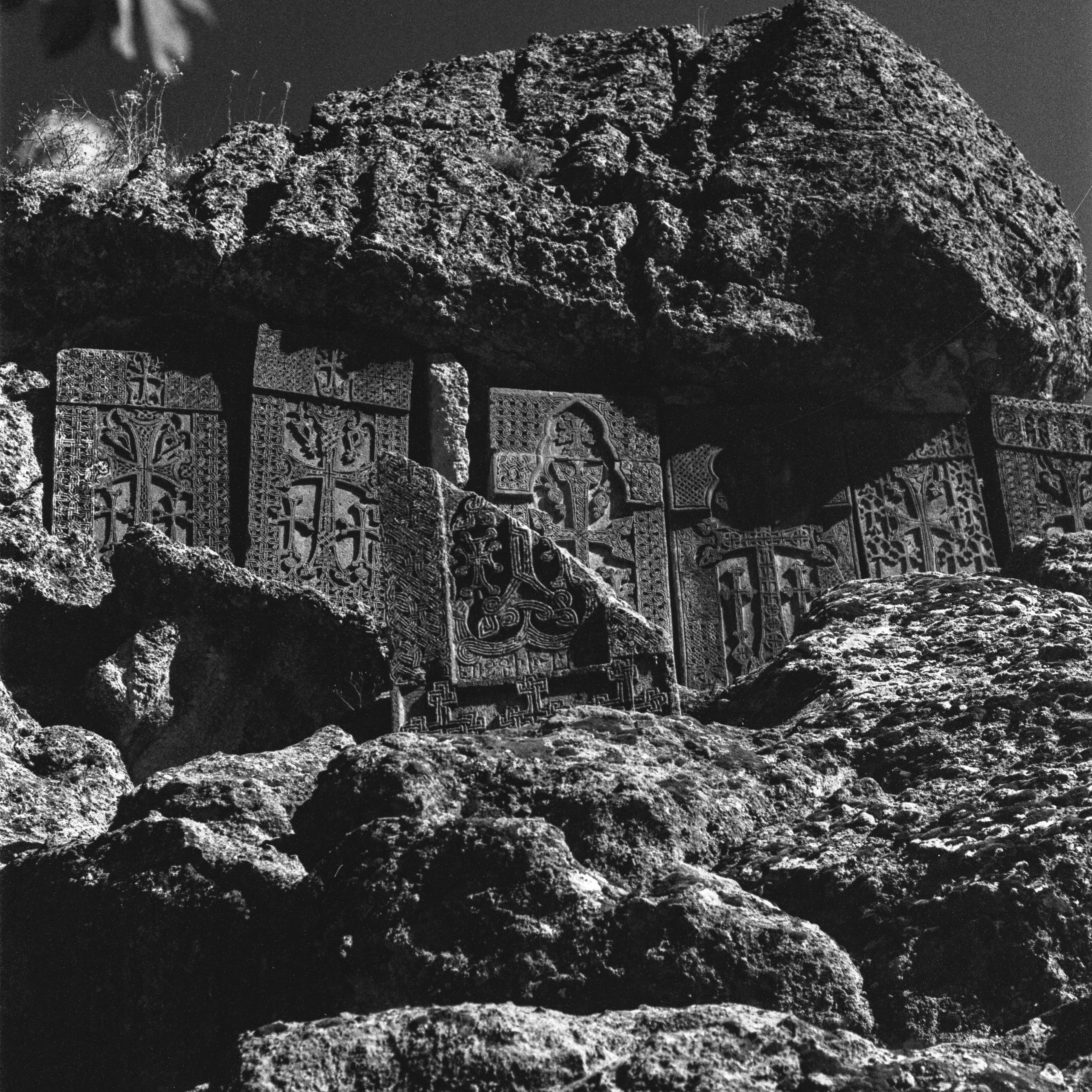 Khachkars (Armenian cross-stones), Armenia. 2025
