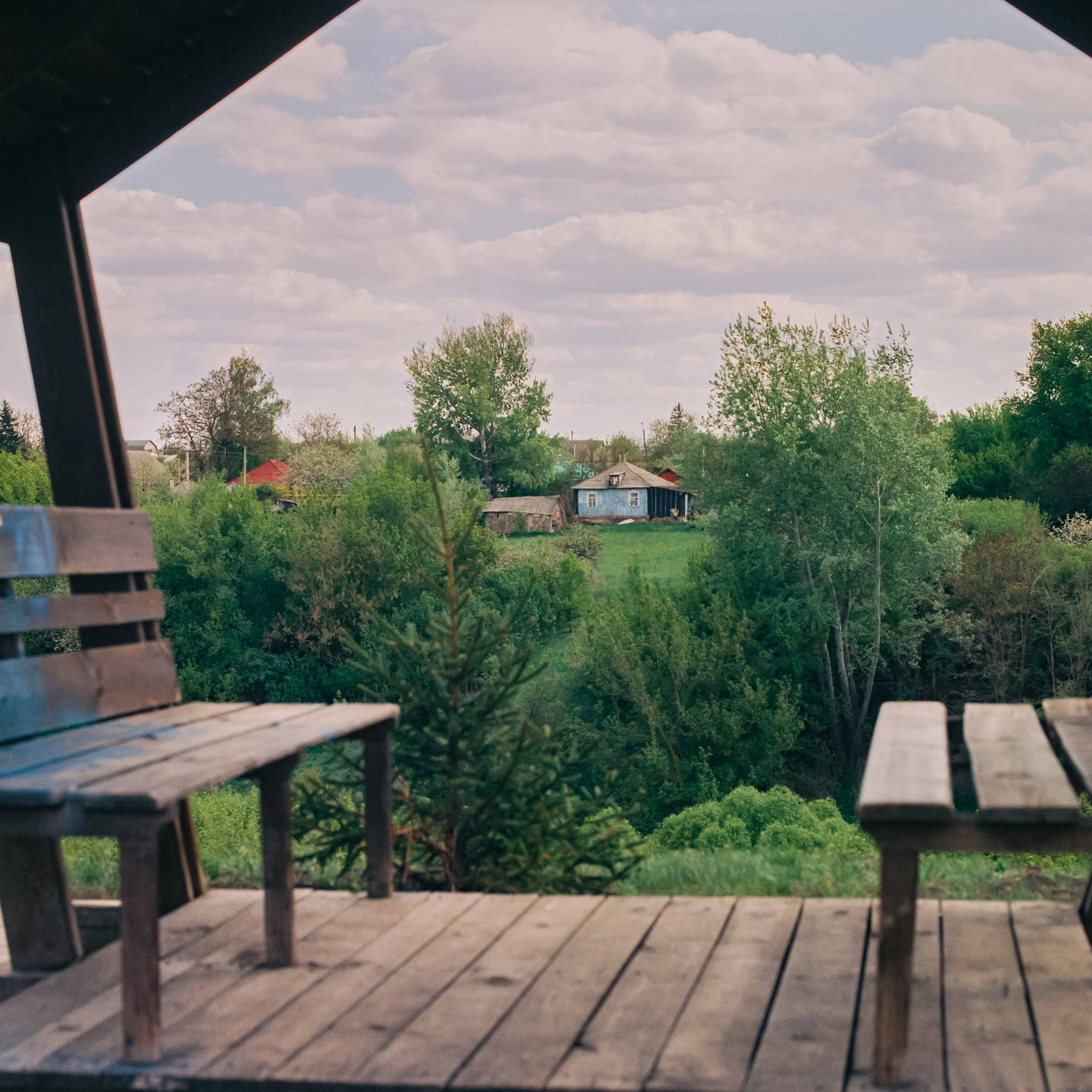 View across the gully, hometown. 2025