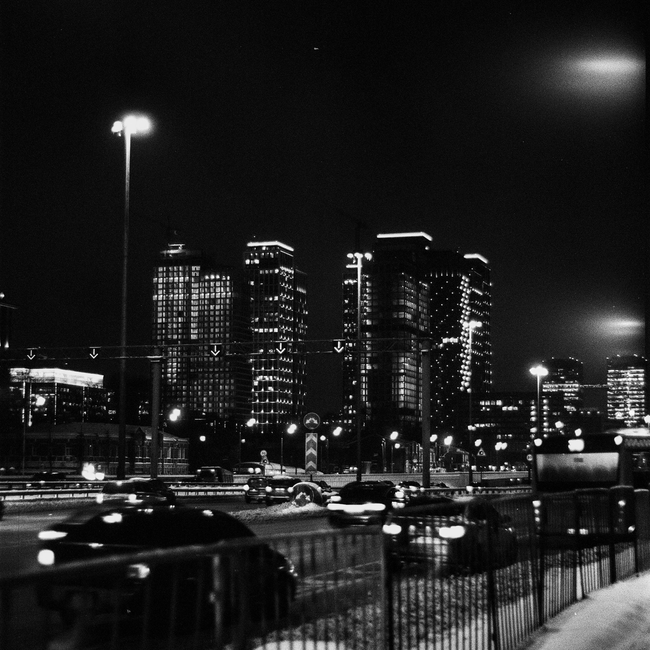 Leningradsky Avenue near Dinamo metro station, Moscow. 2023