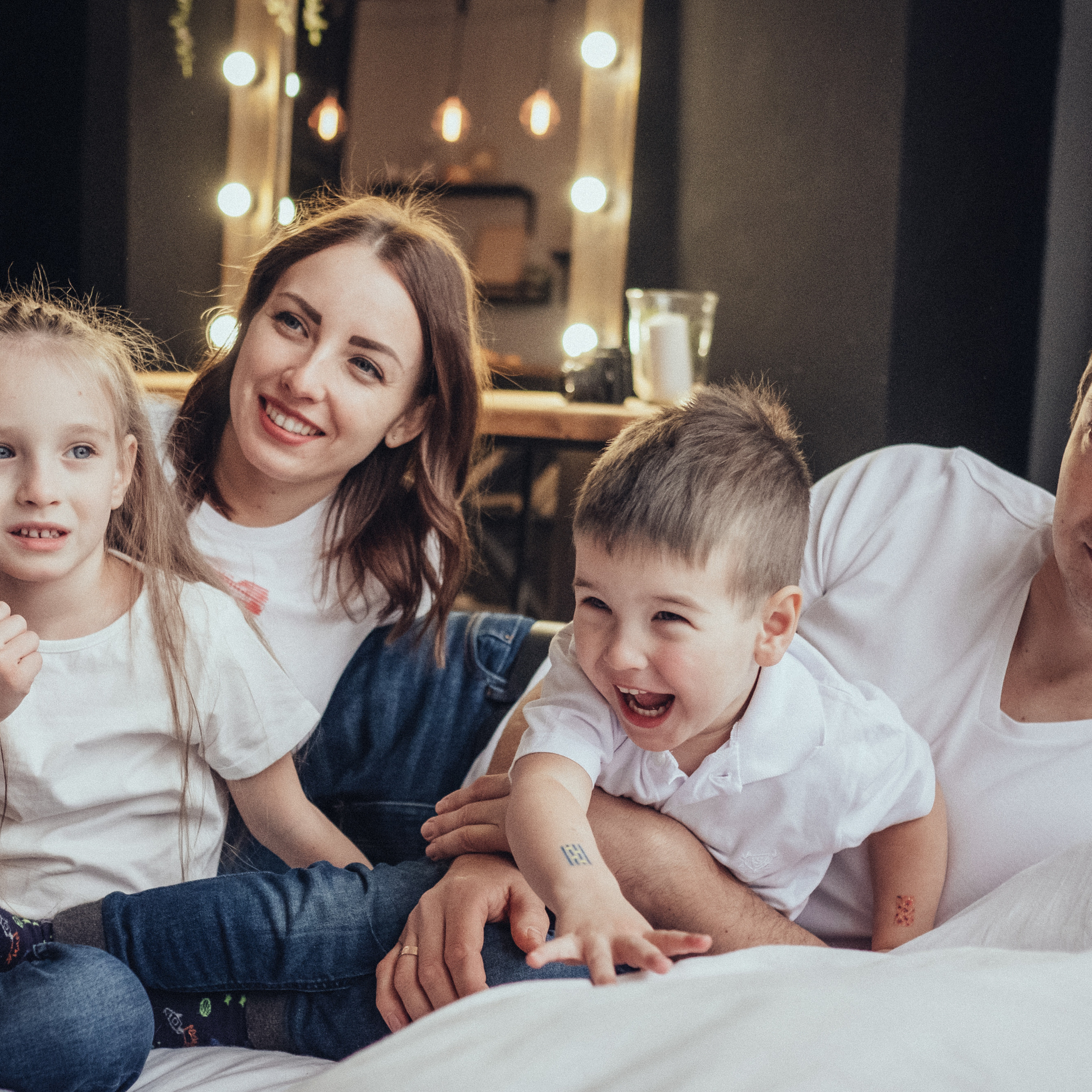 Новогодняя съёмка в студии (лайфстайл)