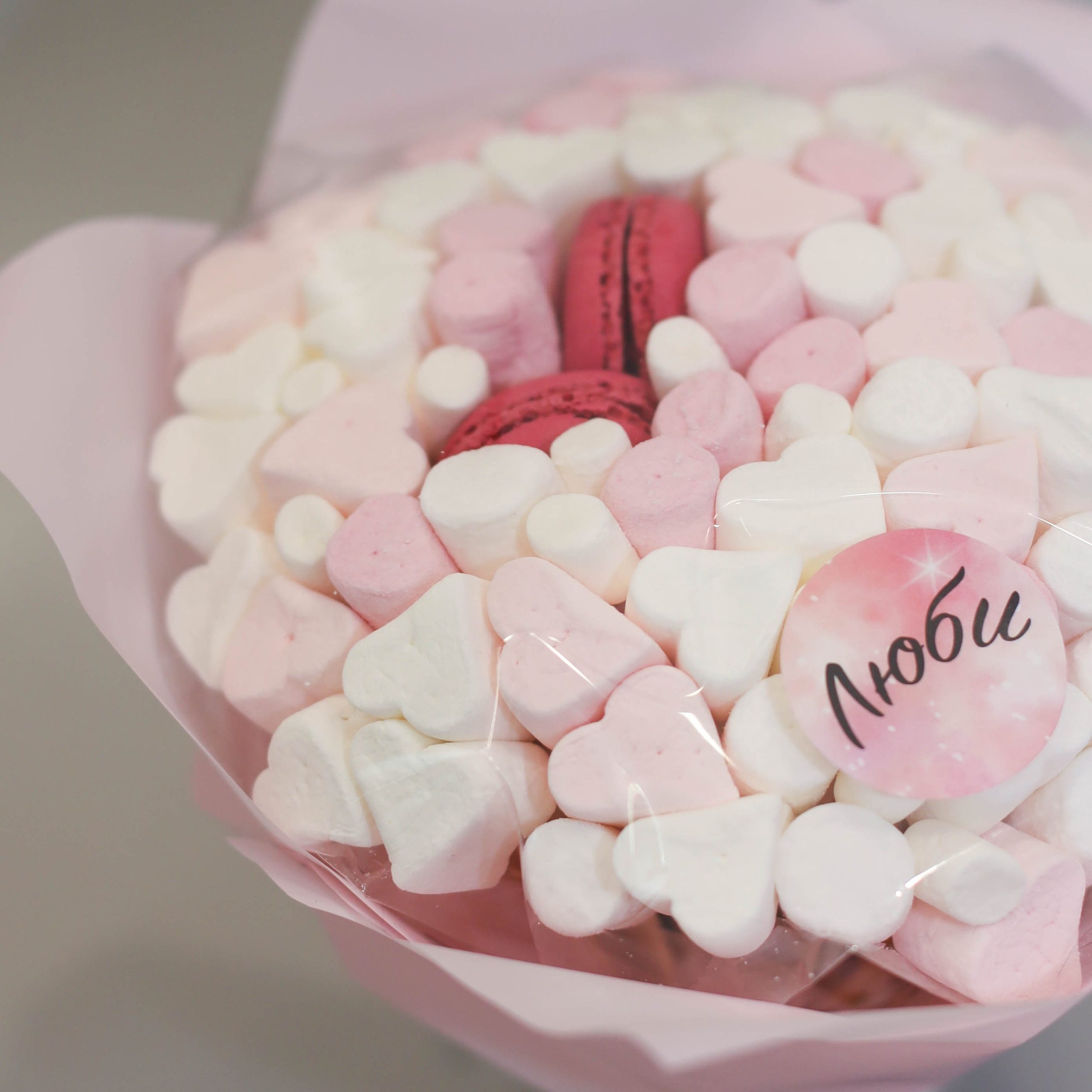 Букеты из зефира