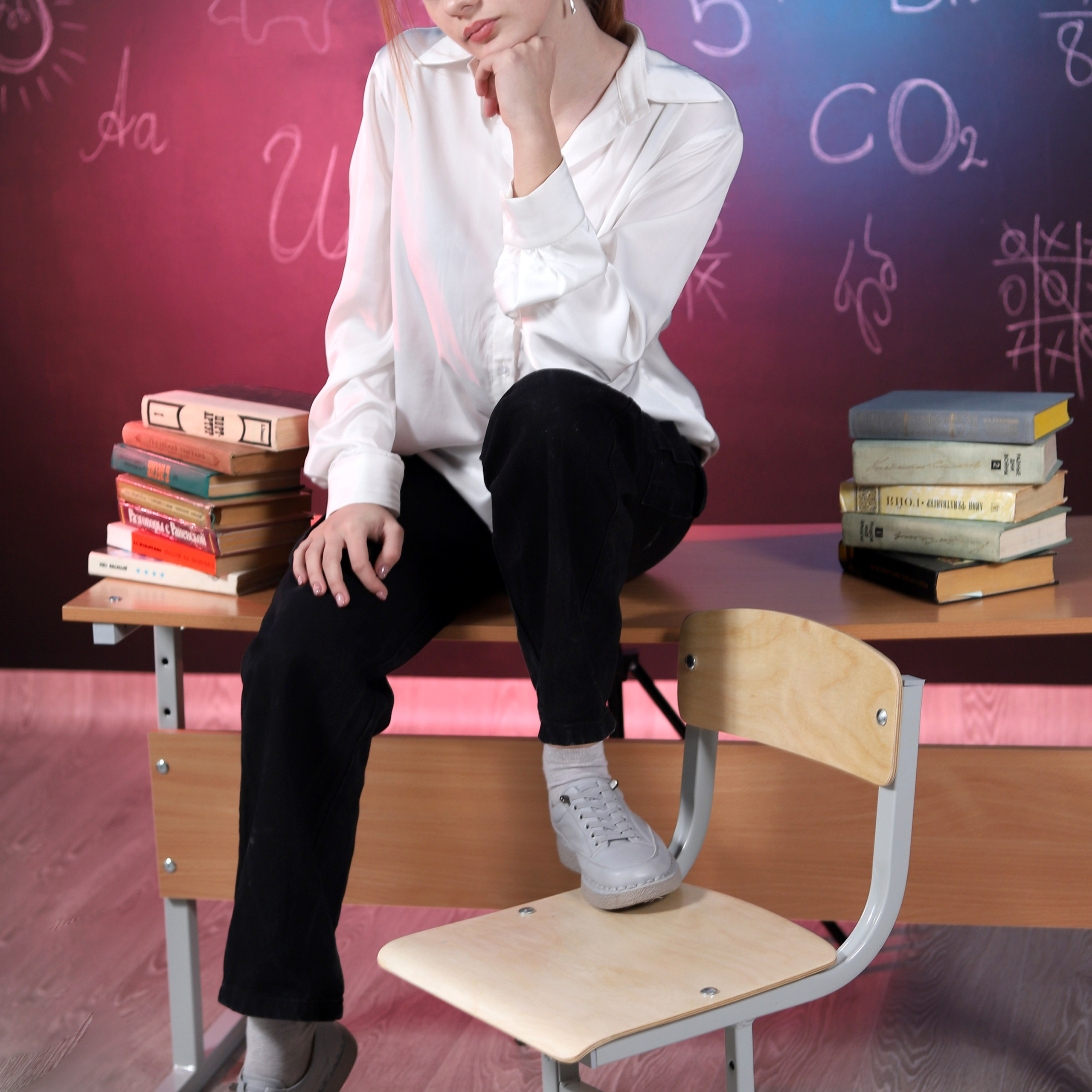 В студии. Студия выпускных альбомов и школьной фотографии «Идея» г. Оренбург