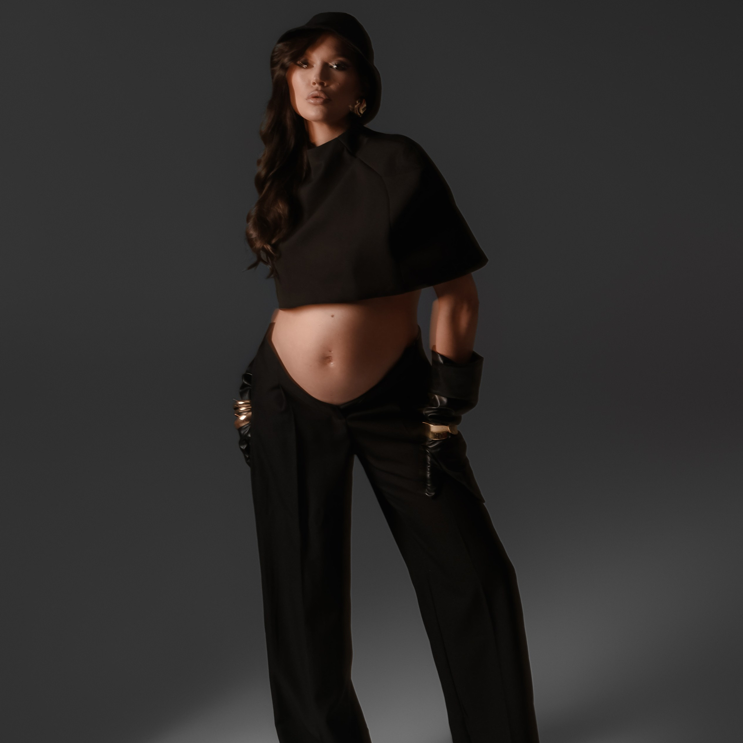 Кейп + брюки + панама