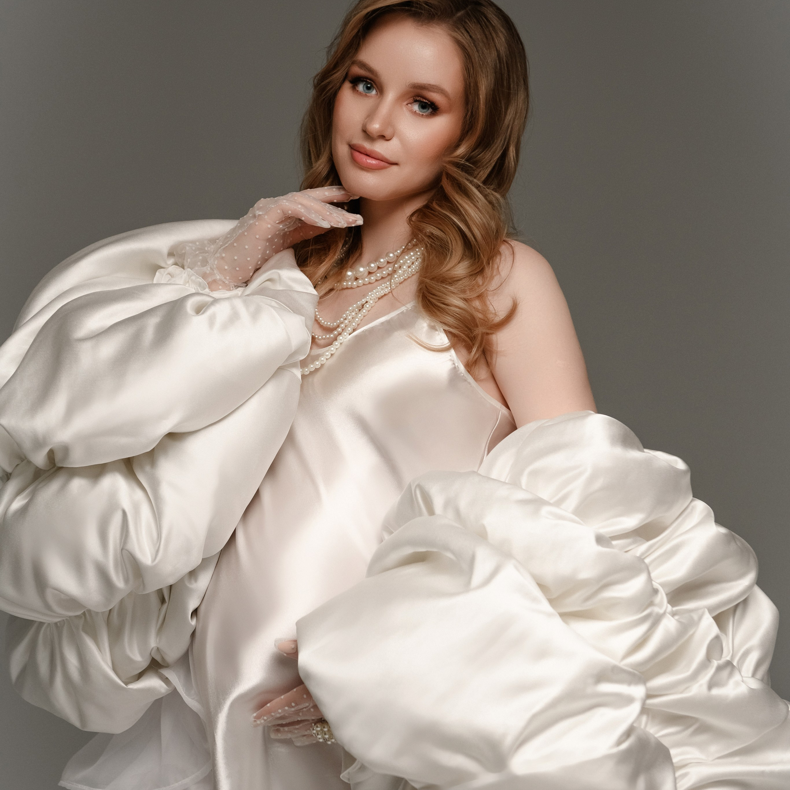 Платье и накидка