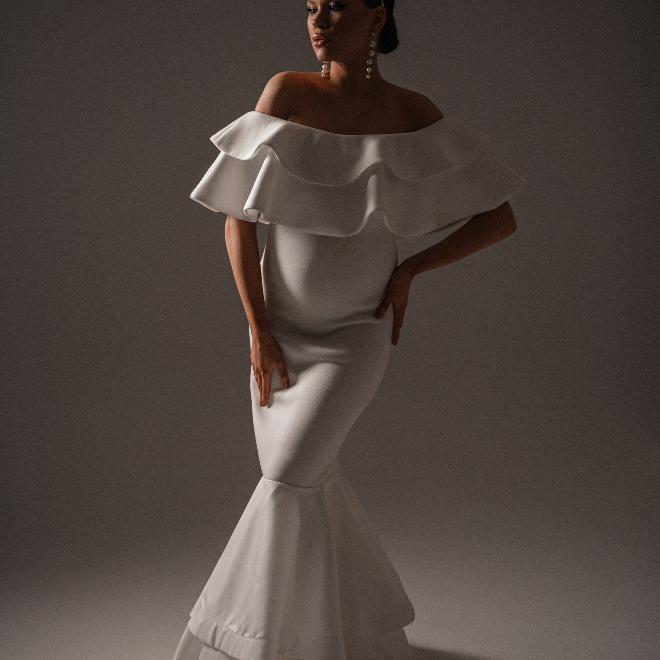 Белое платье 42-46