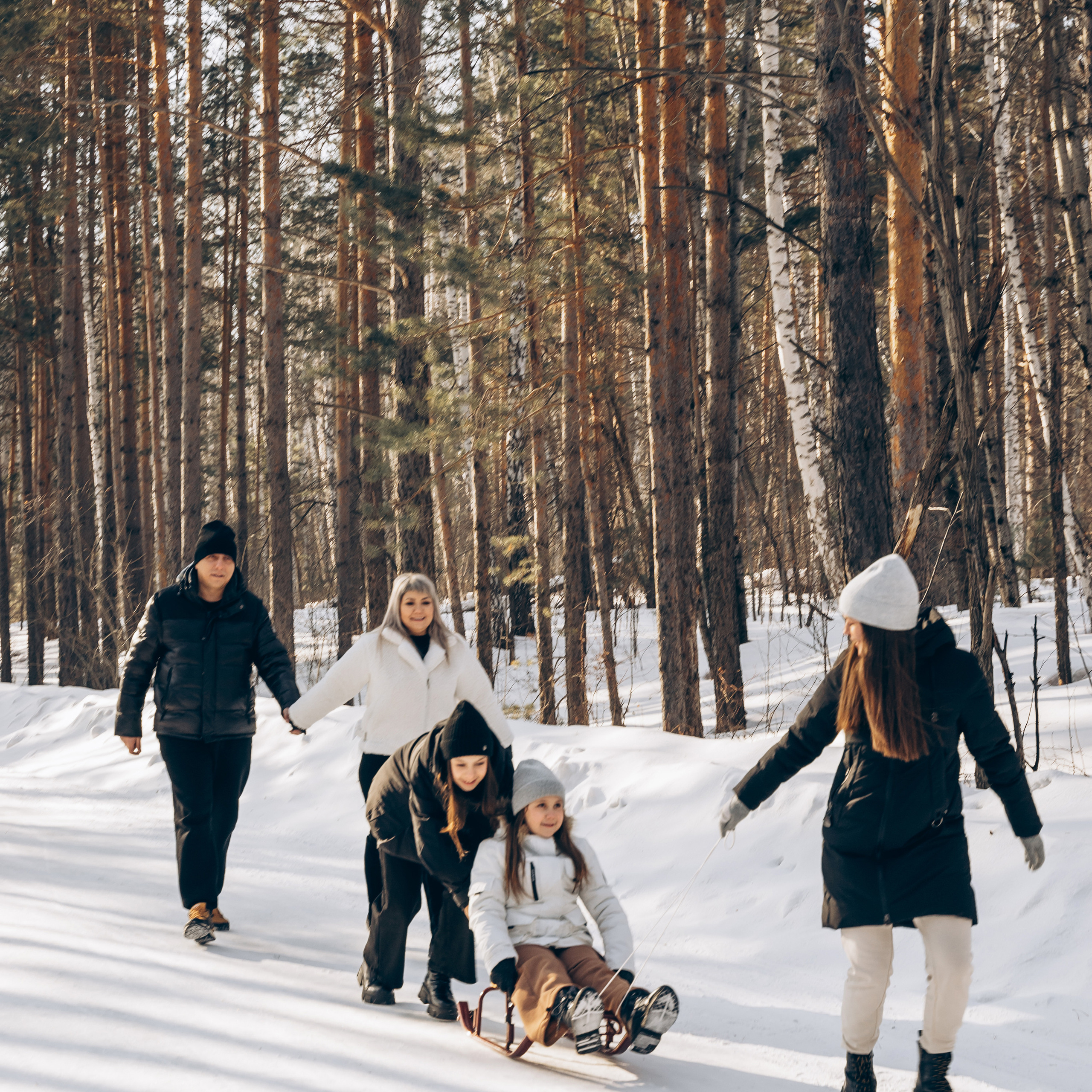 одним зимним днём