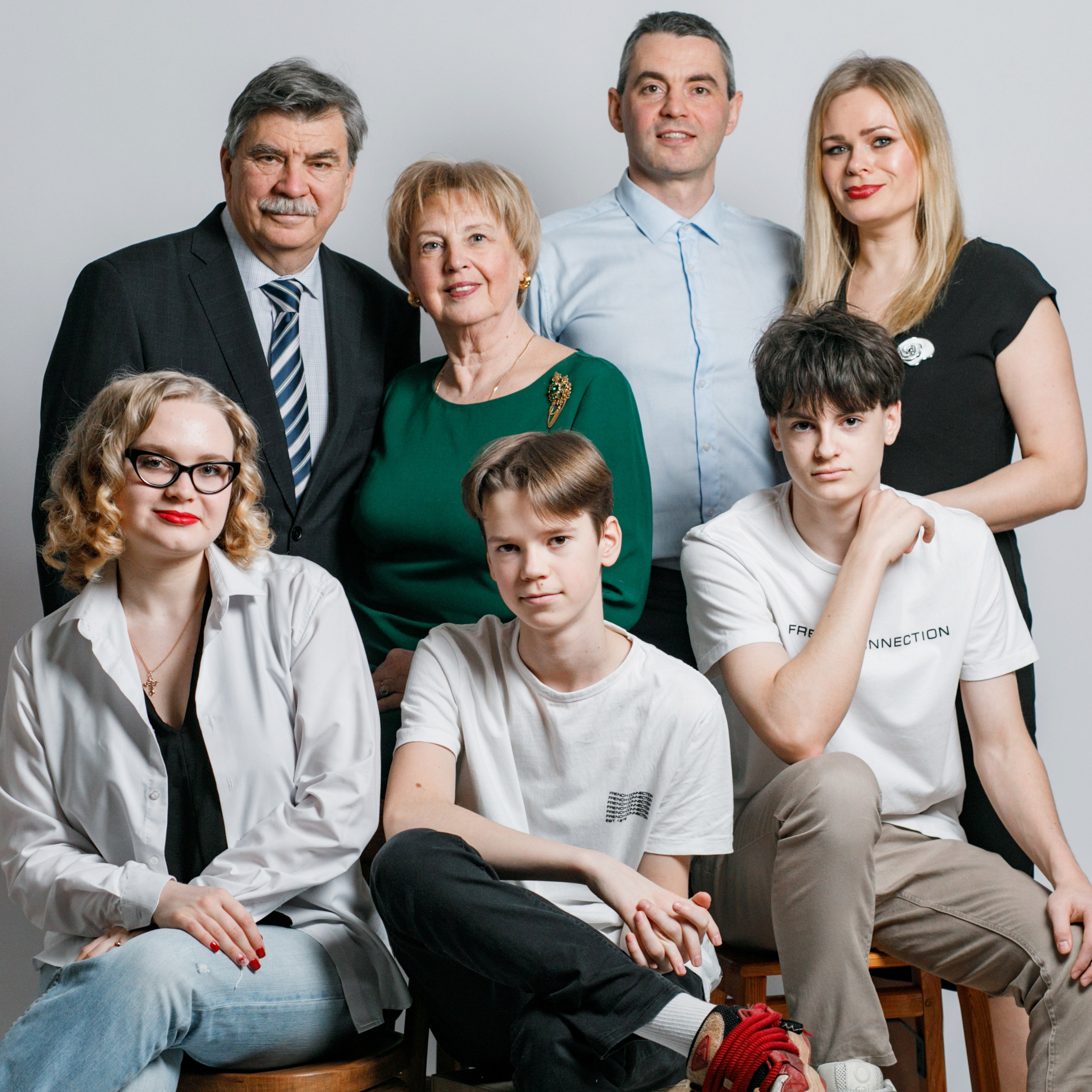 Сертификат на съёмку «Большая семья». Портретный фотограф Мария Шарко