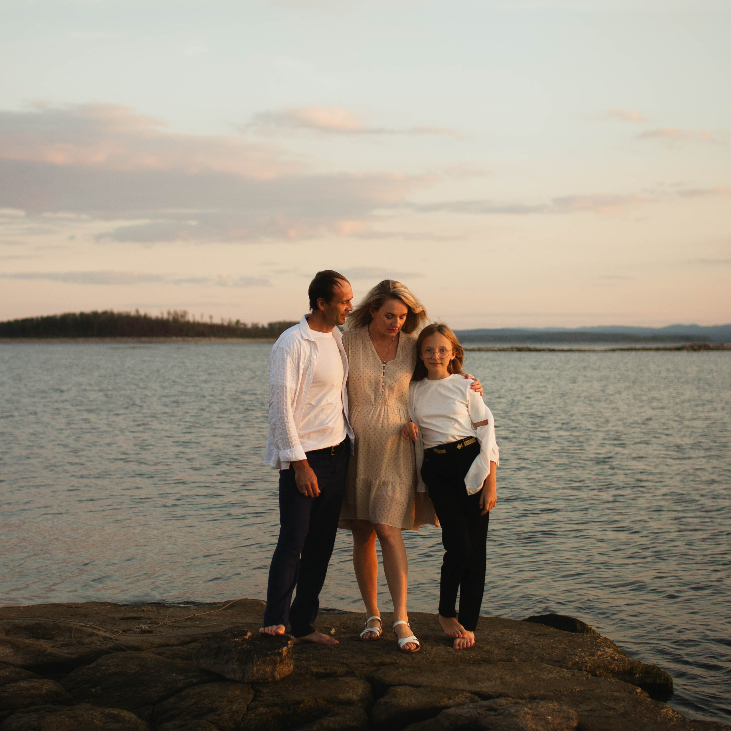 Пашутовы Family на Аргазинском водохранилище