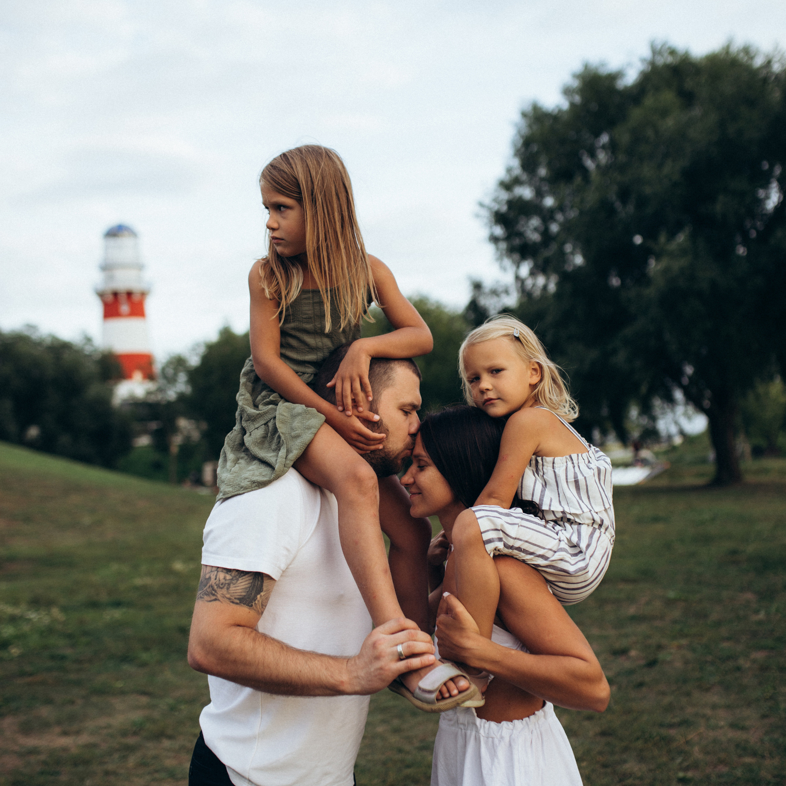 Прогулка на маяке с Дашей и ее семьей