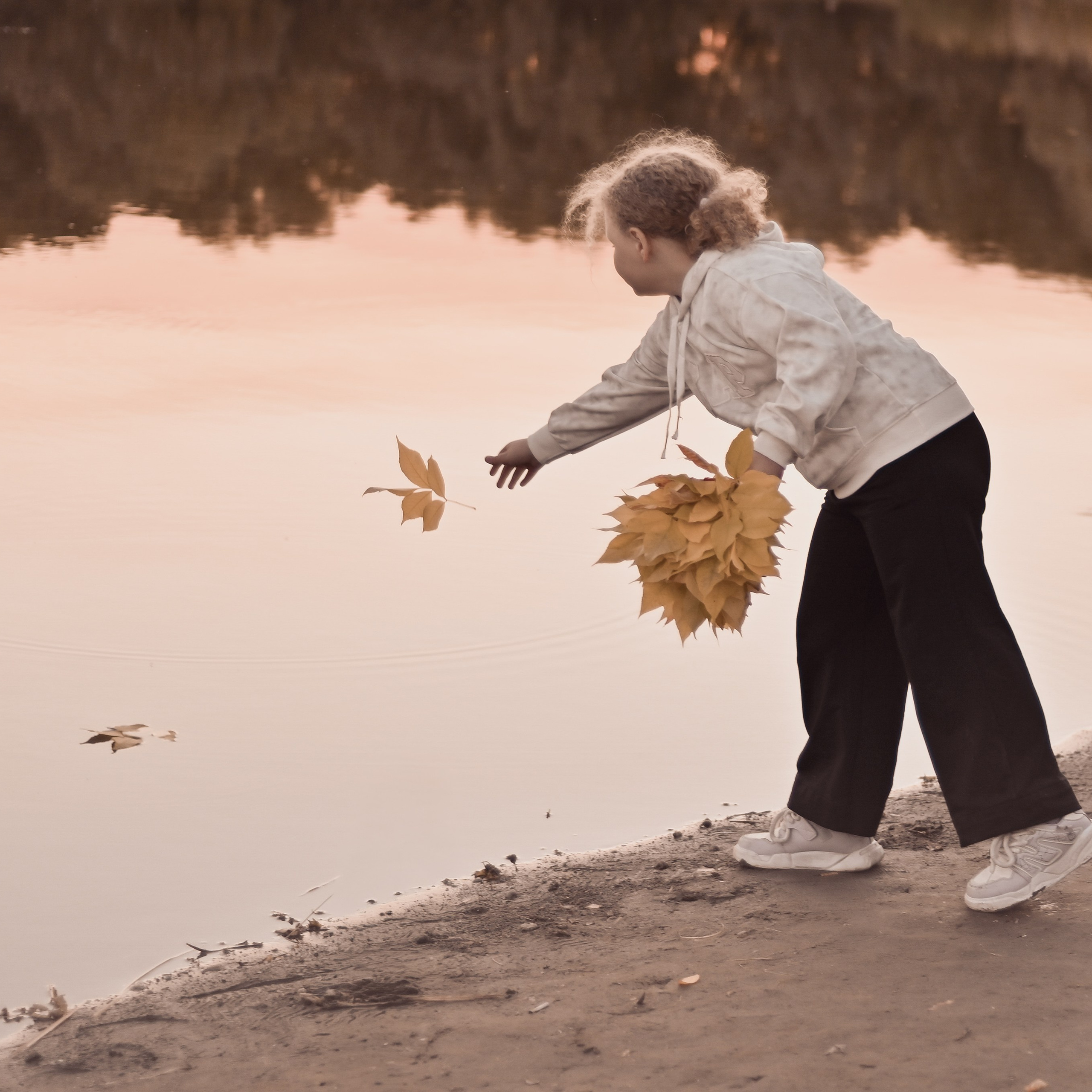 Семейная съемка у озера. Сохраню важные для тебя моменты