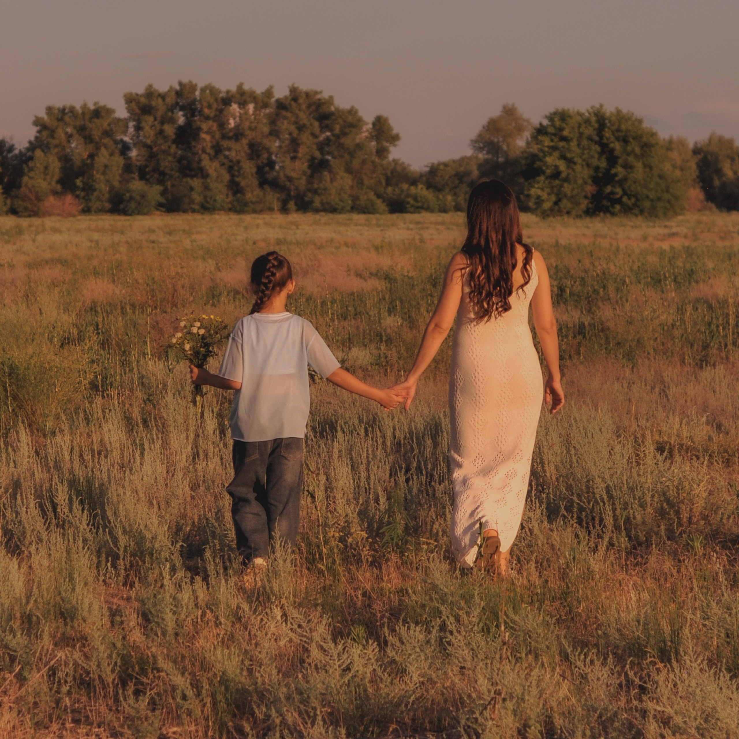 Фотосессия на природе мама с дочкой. Сохраню важные для тебя моменты