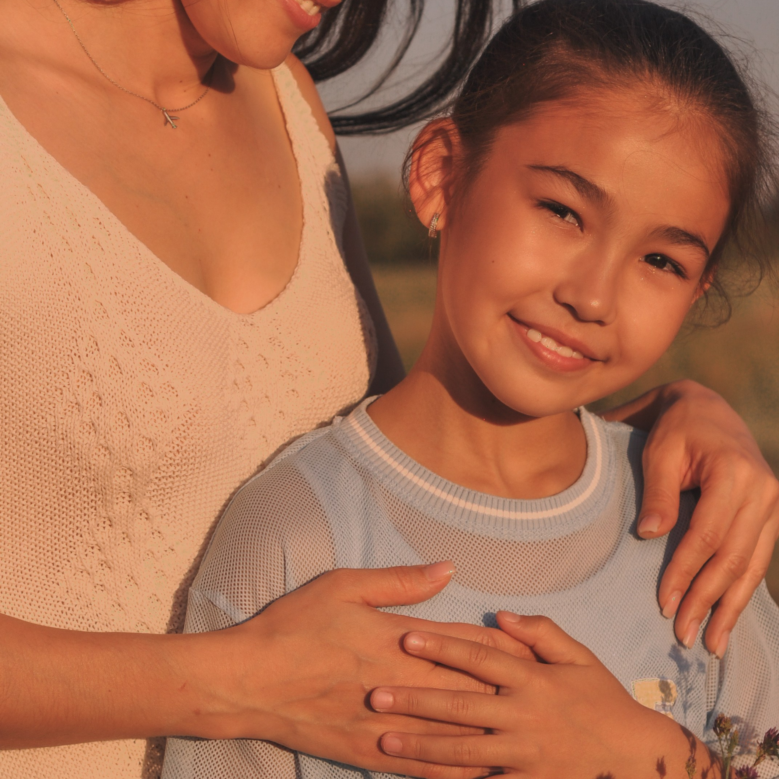 Фотосессия на природе мама с дочкой. Сохраню важные для тебя моменты