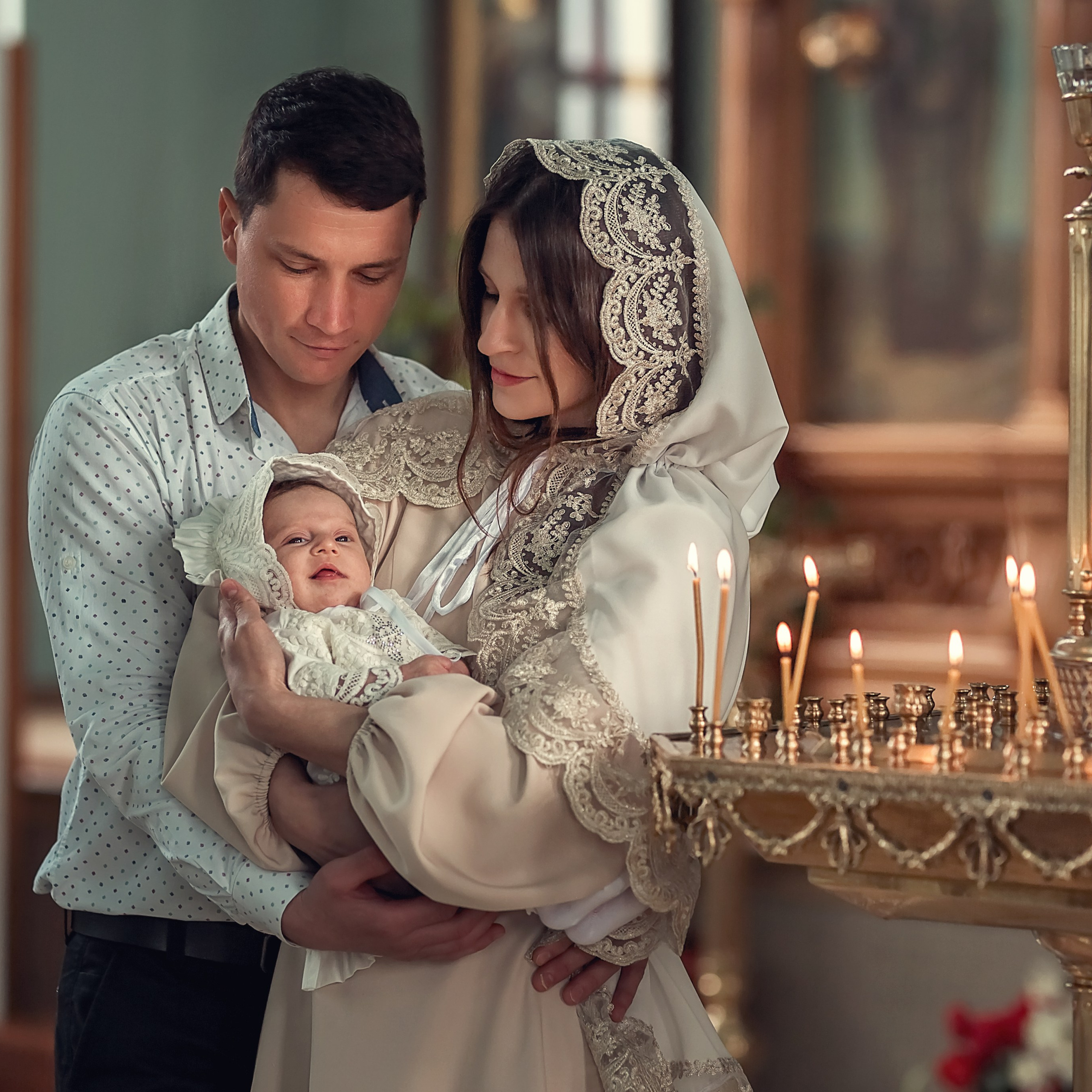 Крещение Софии.