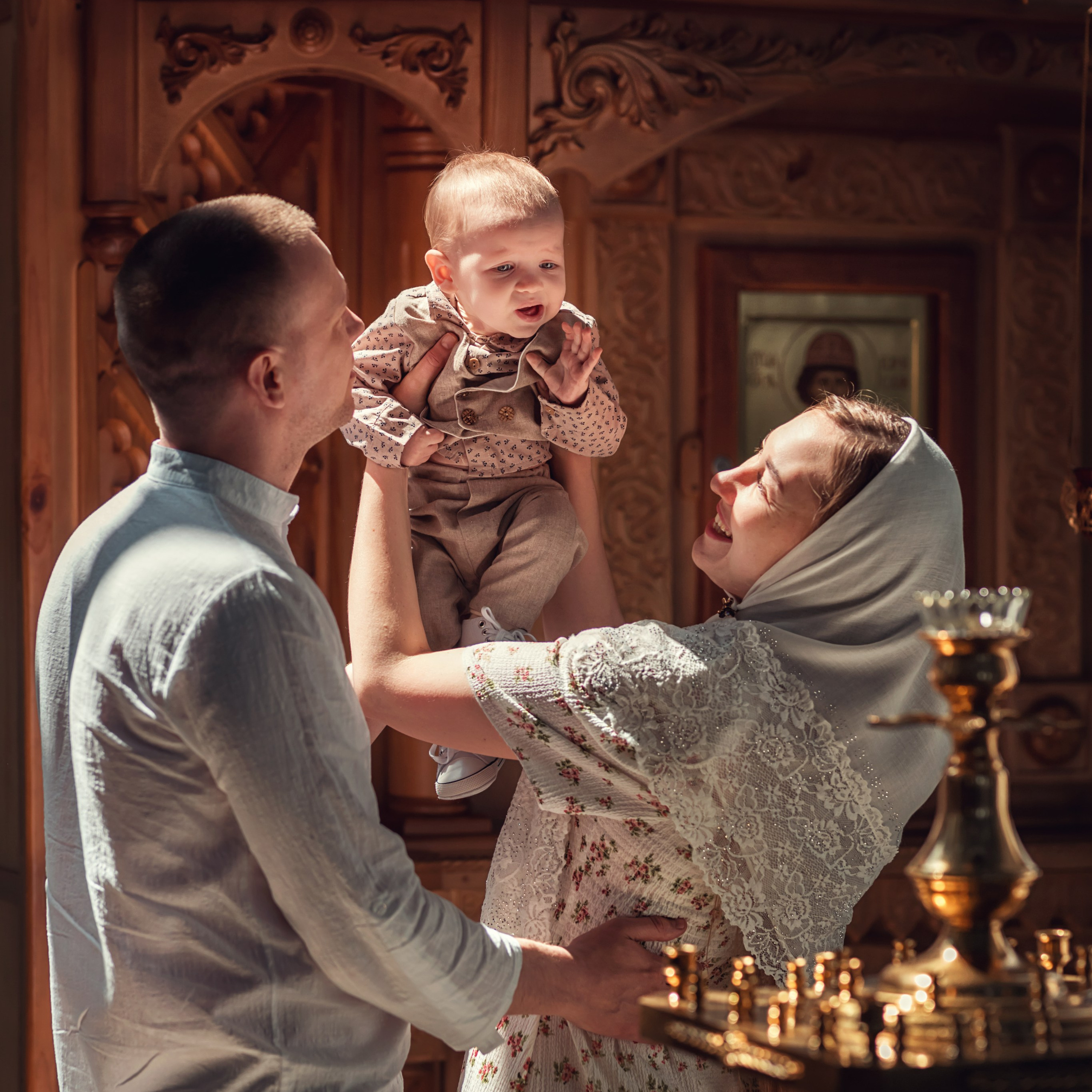 Крещение Кирилла. Свято -Троицкий храм. г. Гулькевичи