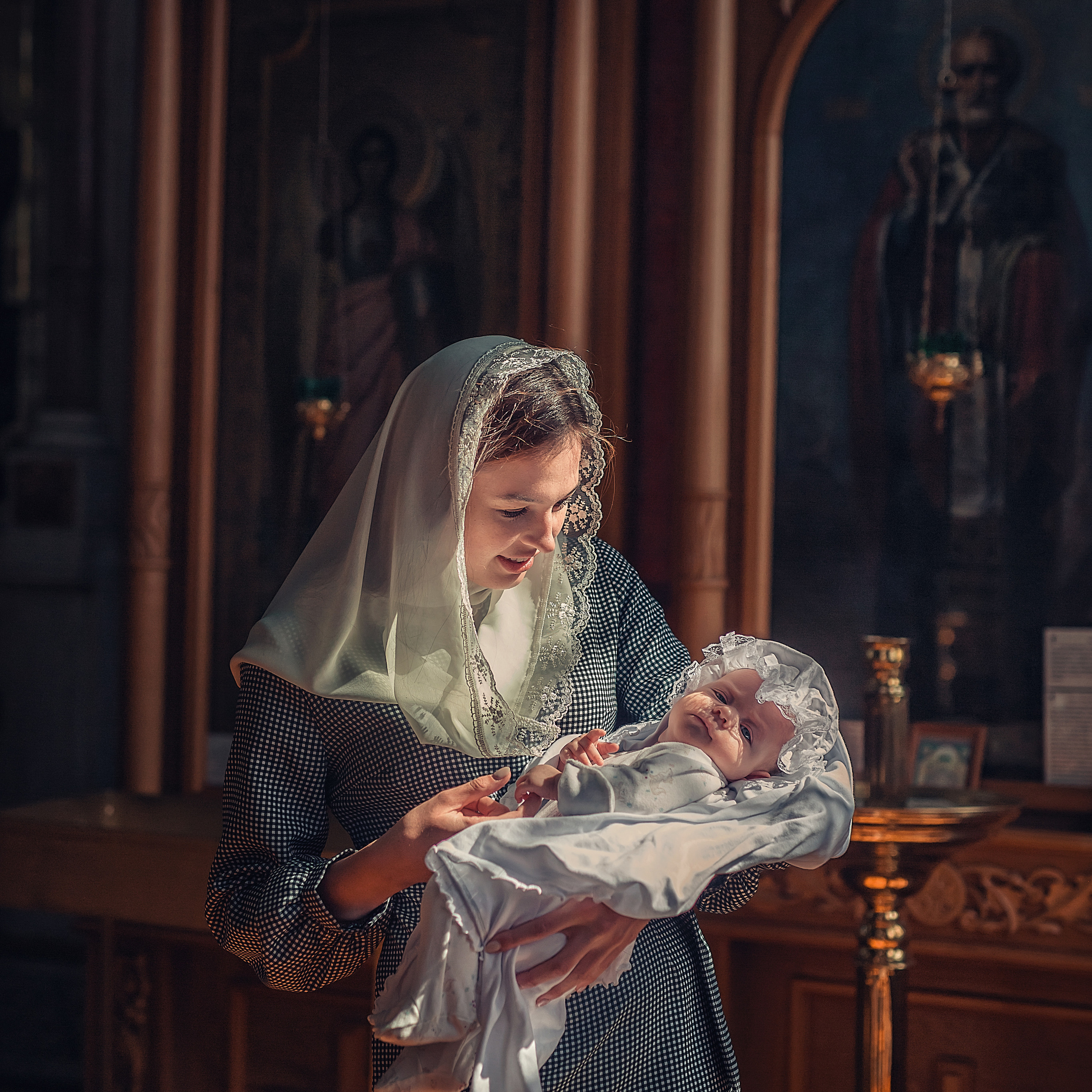 Крещение в ст. Казанской. Свято -Троицкий храм.