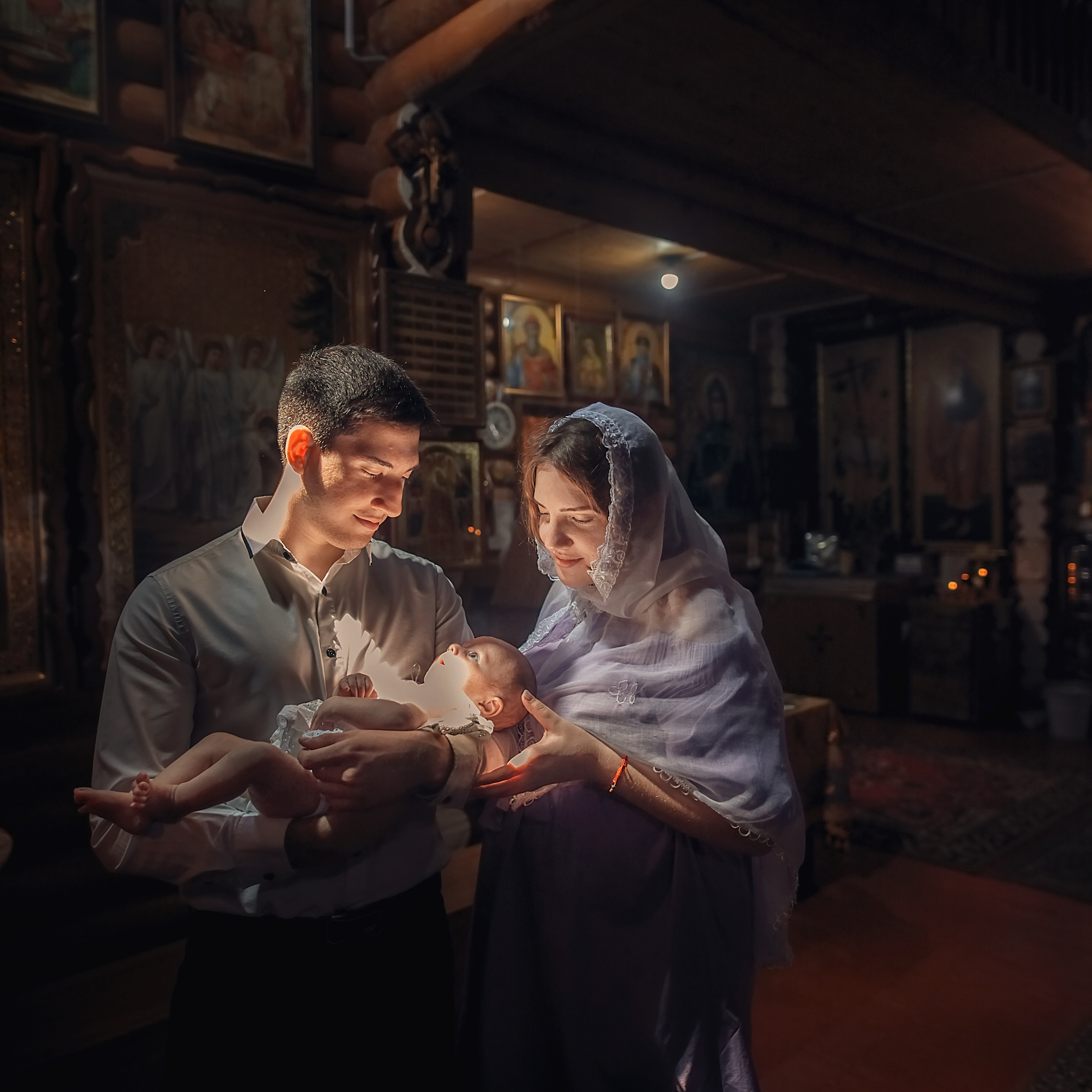 Крещение Софии. Храм вмч. Веры, Надежды, Любови и матери их Софии. г. Кропоткин