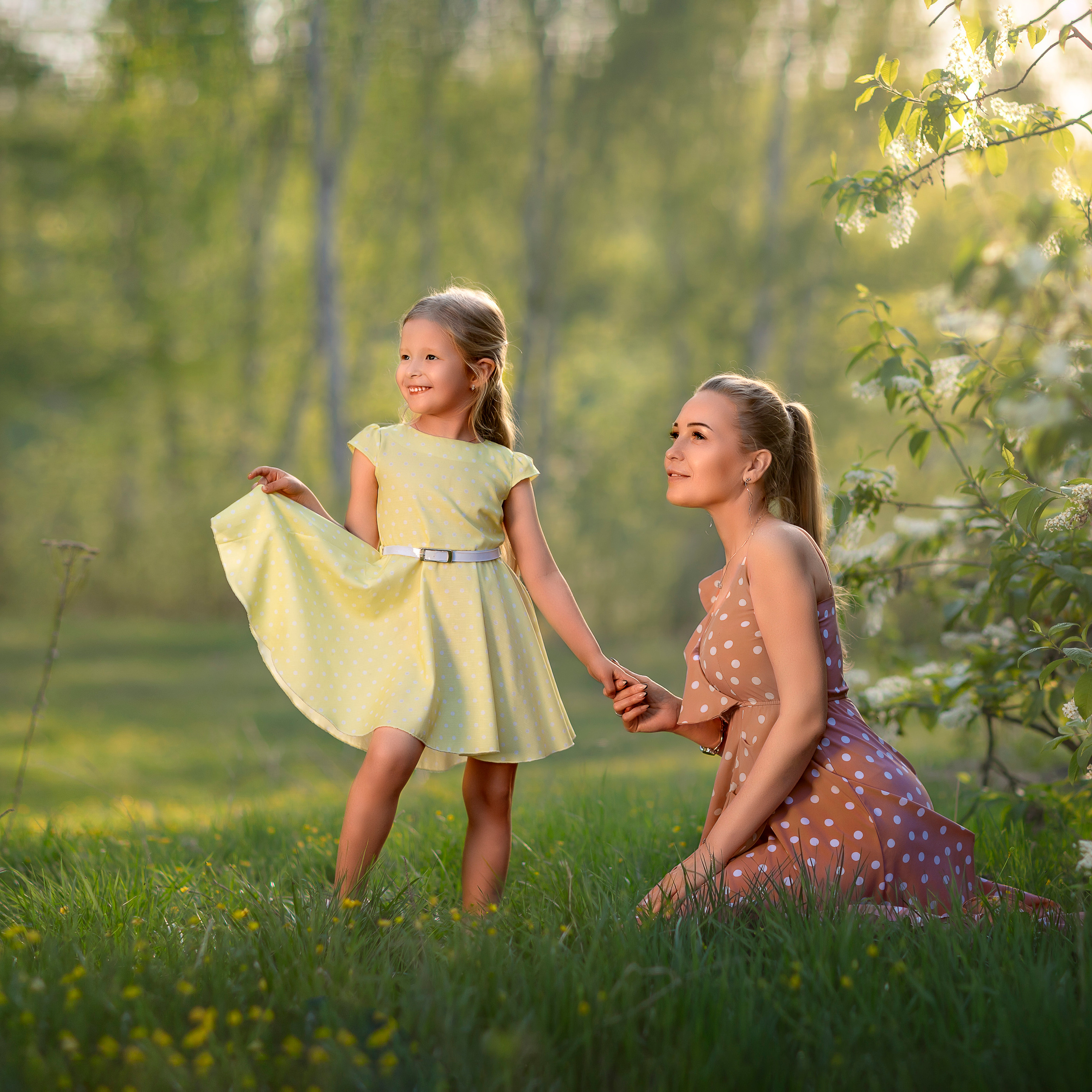 На природе