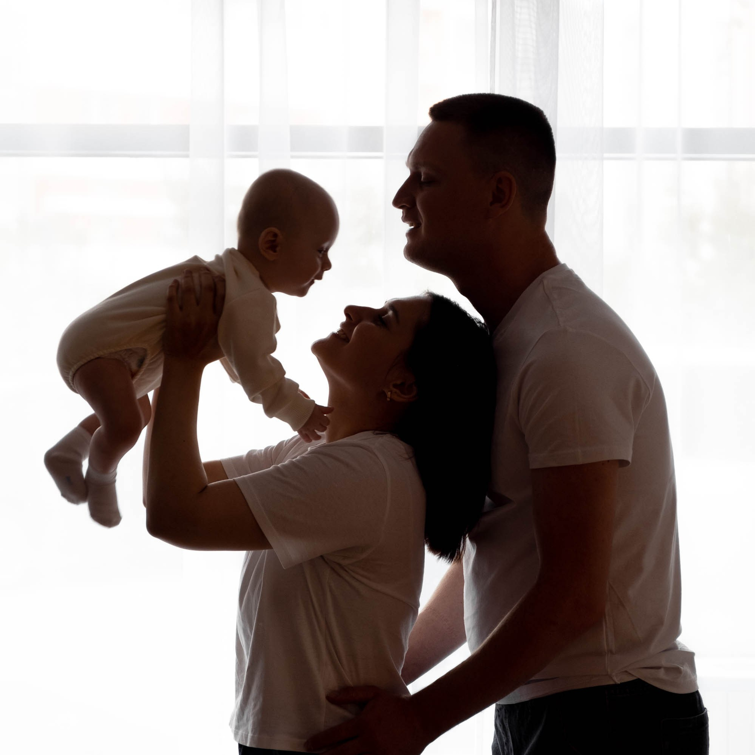 Ксения, Денис и малыш Илья