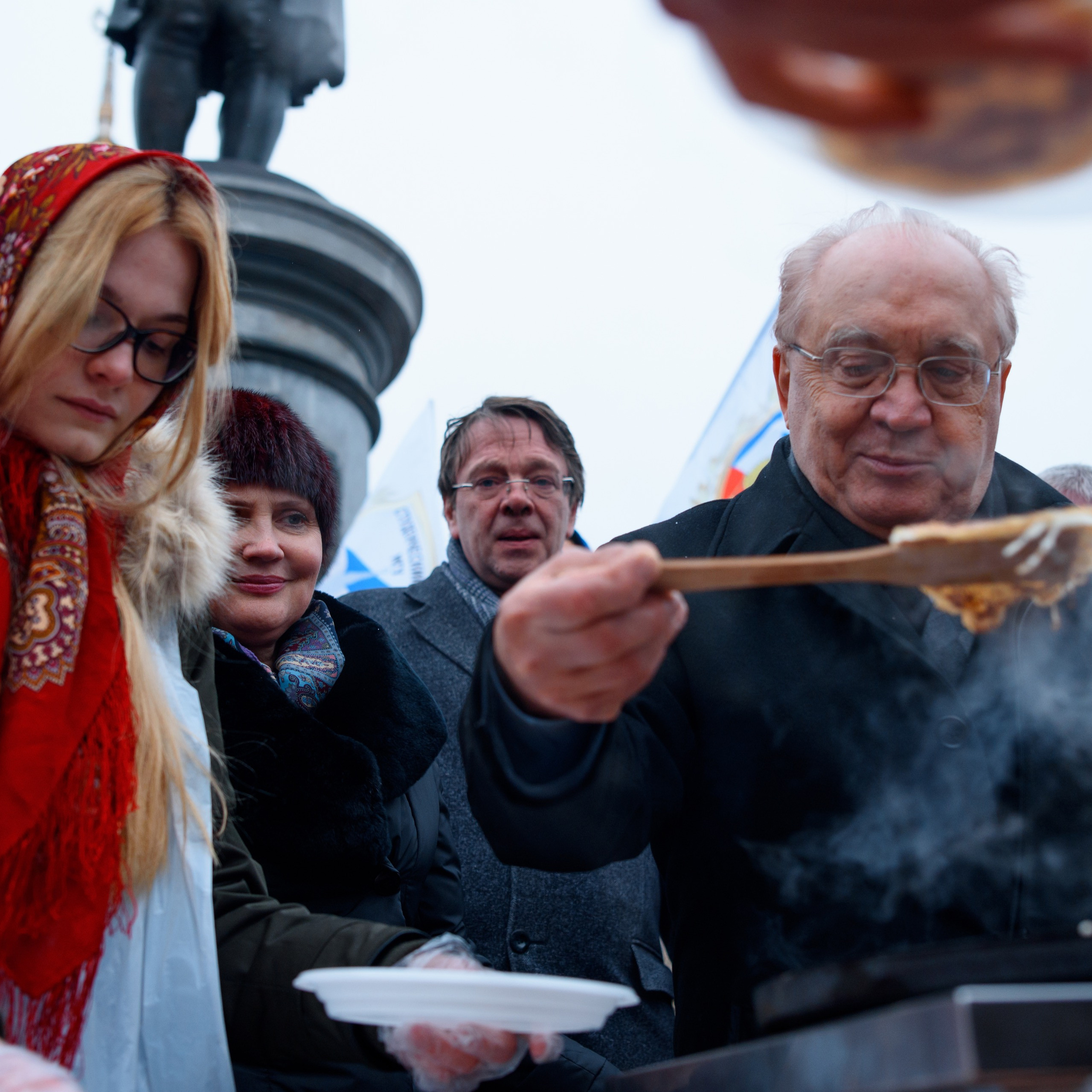 Maslenitsa celebration at Lomonosov Moscow State University