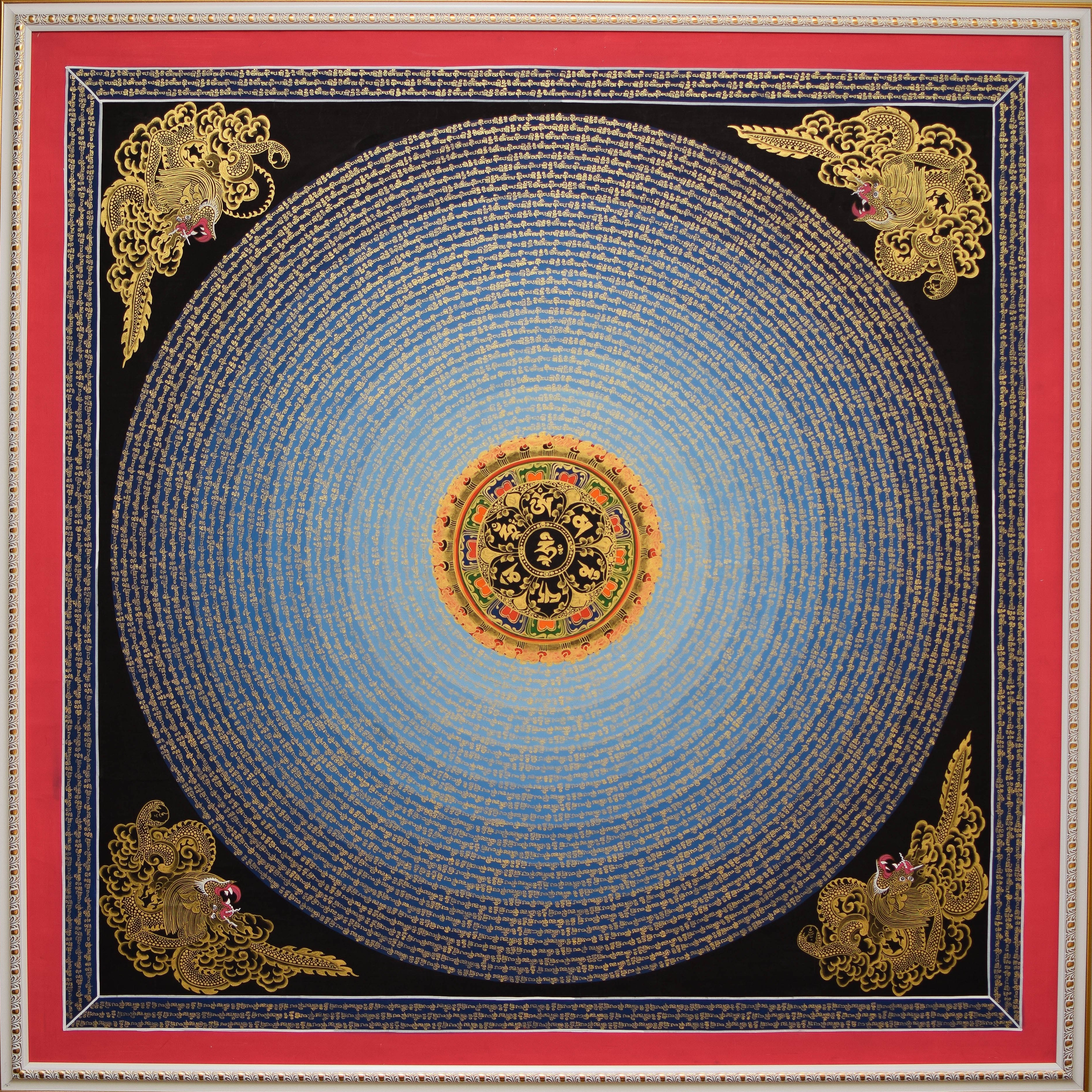 Пробуждающие мандалы. Гигантский размер 120*120 см