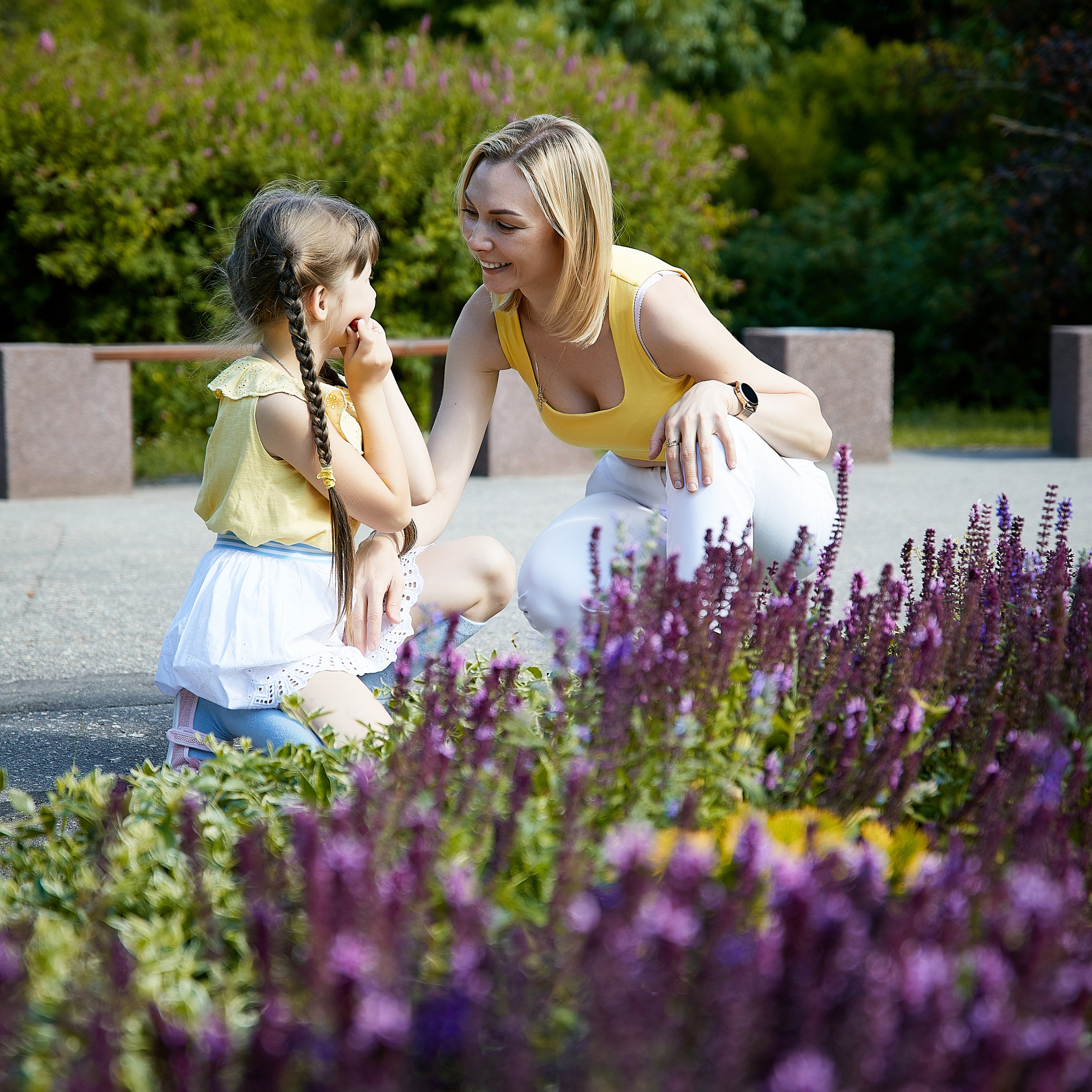 Юлия с&nbsp;дочкой