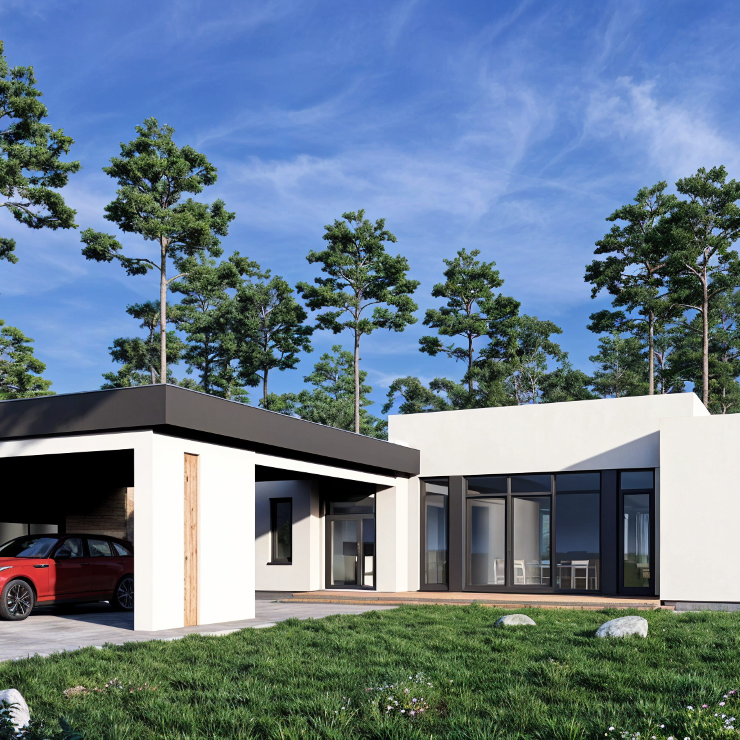 Белый минимал