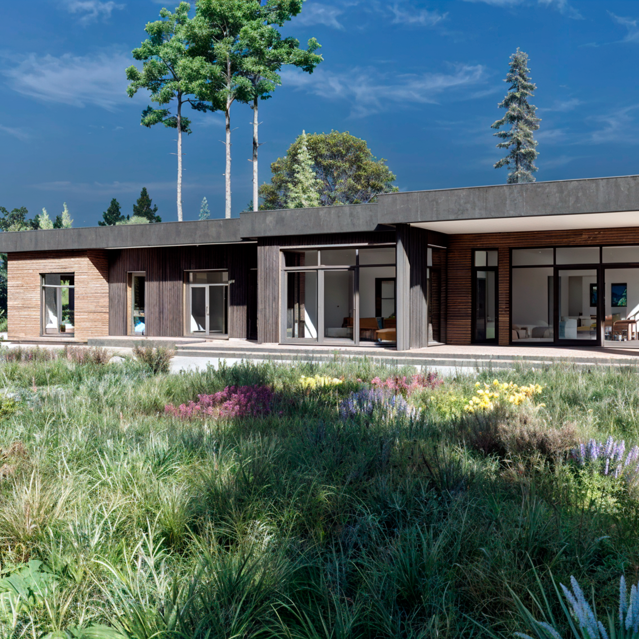 Проект одноэтажного дома " Бильярдный дом»