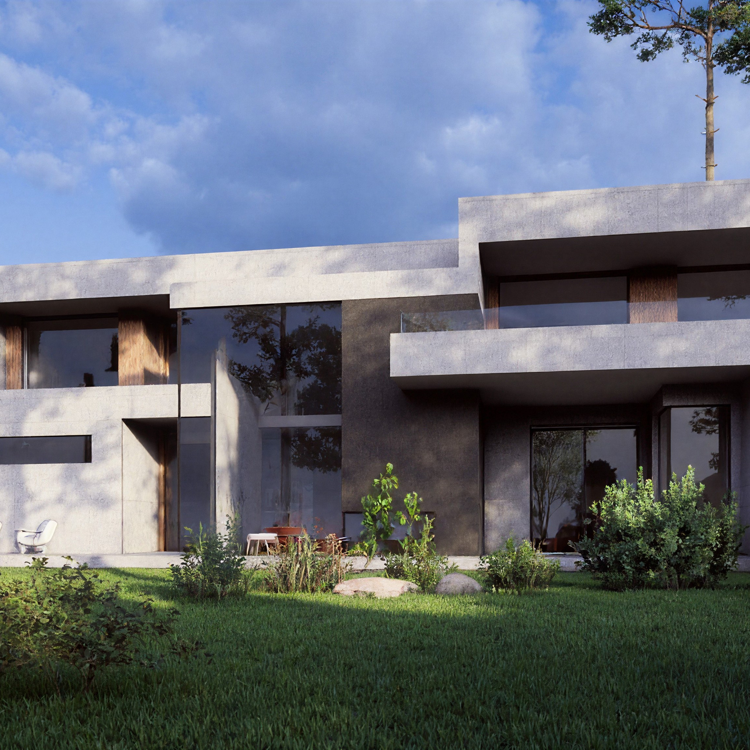 Минимал " Glass Cube»